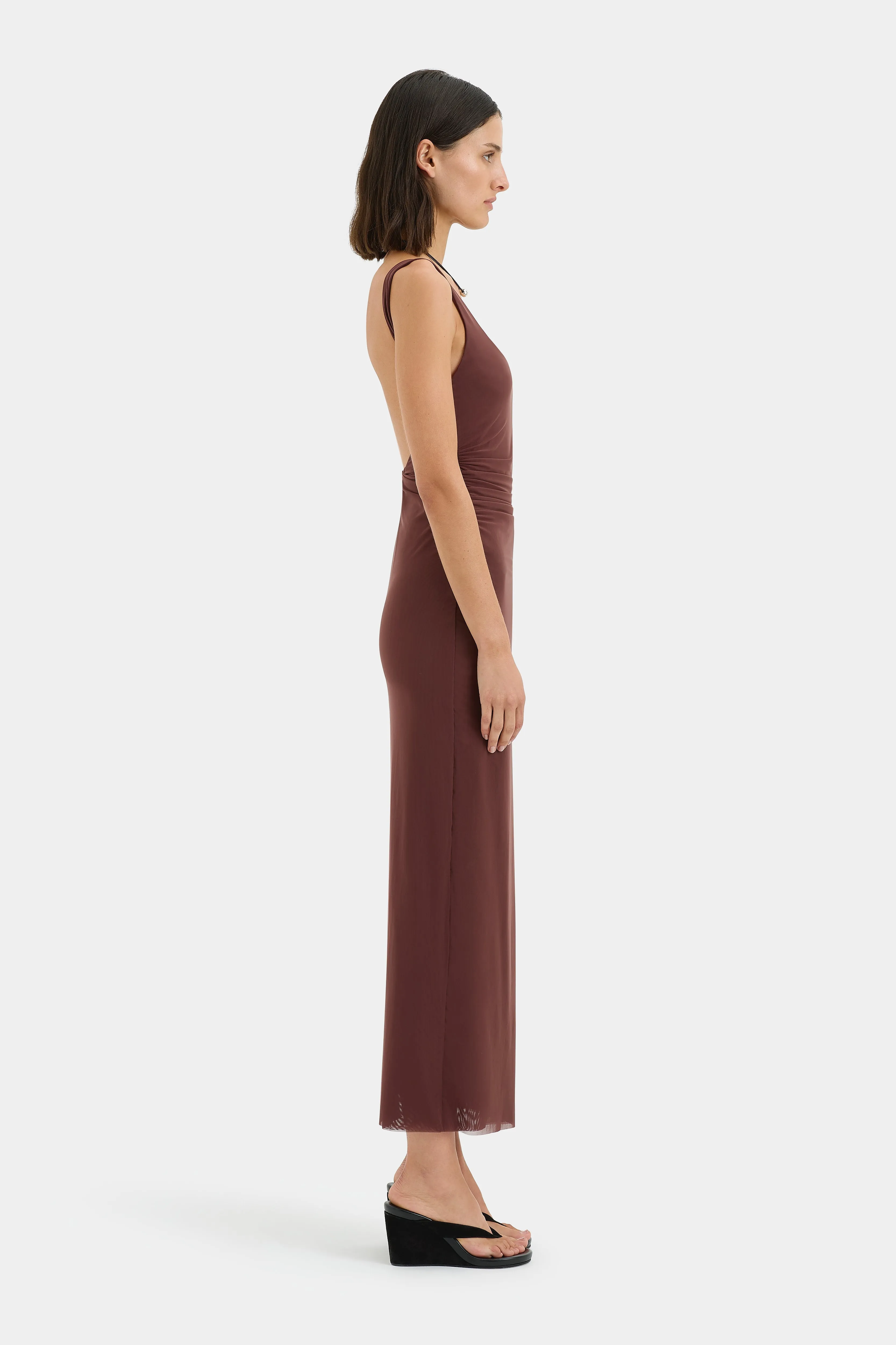 Jacques Twist Midi Dress sold by SIR the label product image thumbnail 3