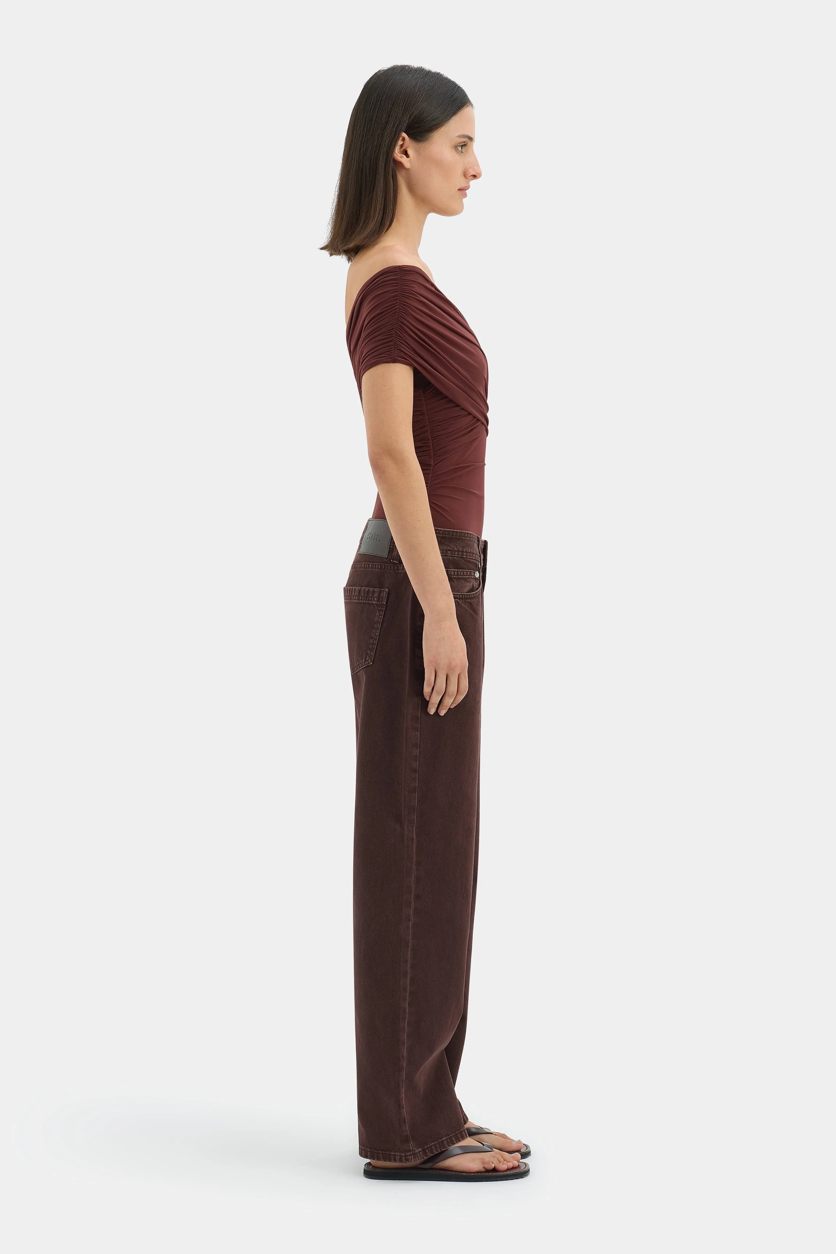 Jacques Gathered Bodysuit sold by SIR the label product image thumbnail 4