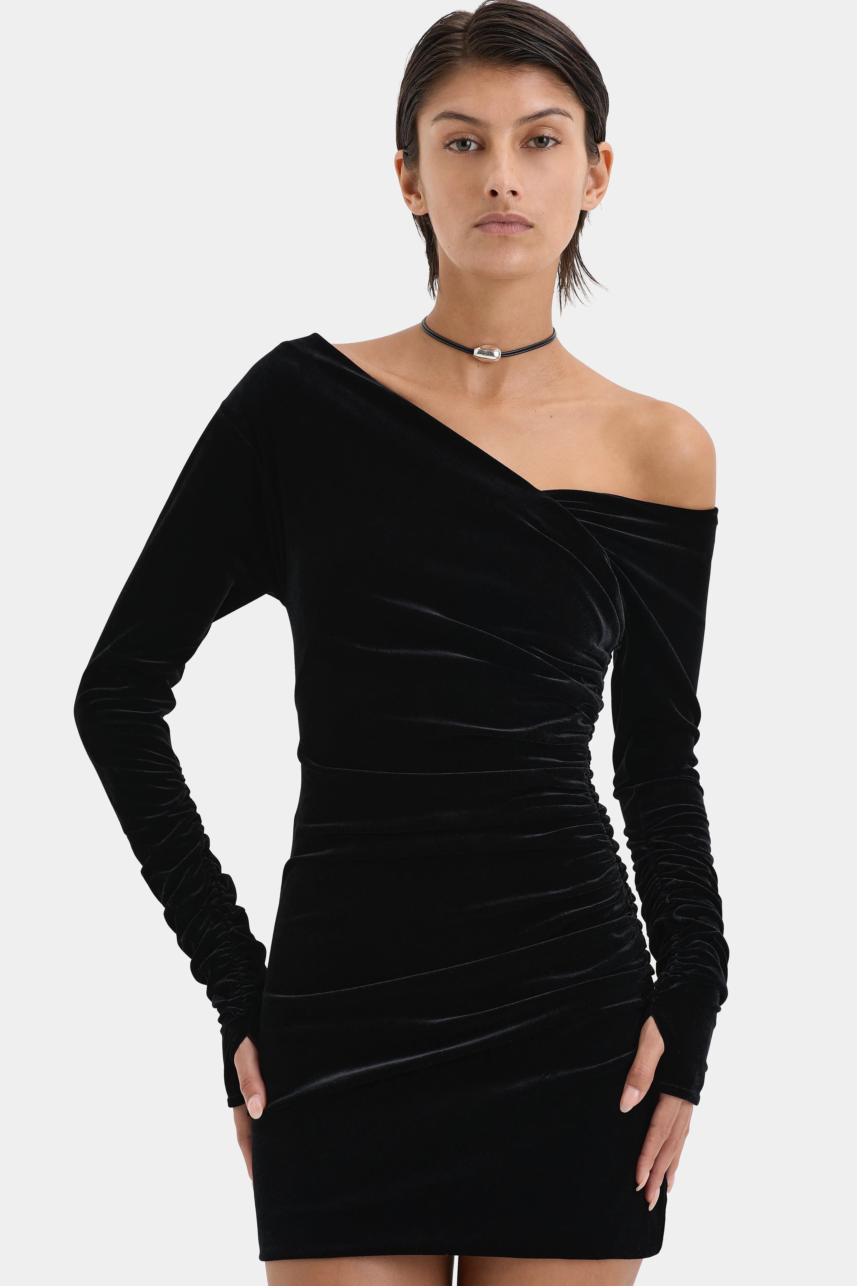 Ettore Mini Dress sold by SIR the label product image thumbnail 5