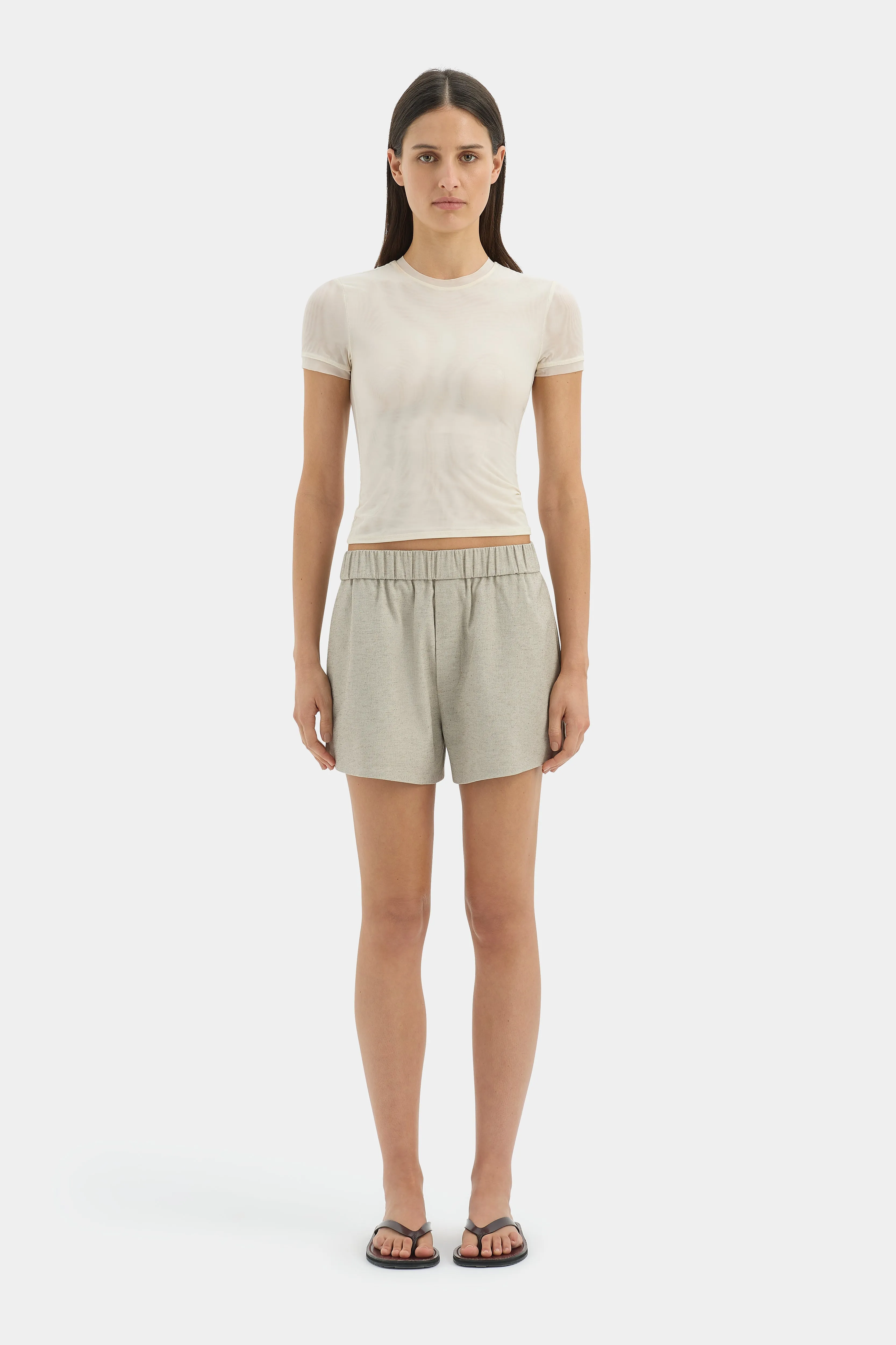 Leone Gathered Short sold by SIR the label product image thumbnail 2