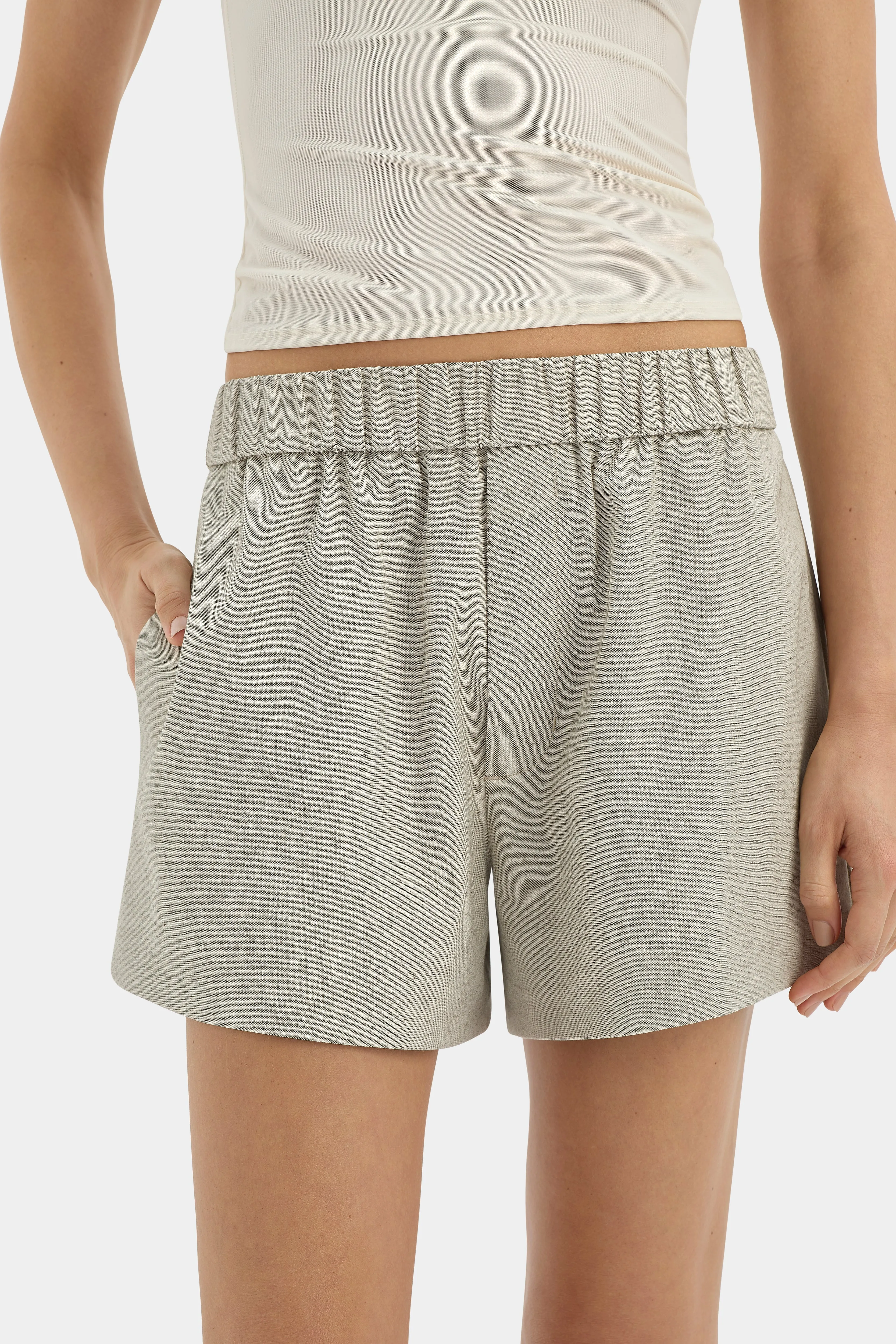Leone Gathered Short sold by SIR the label product image thumbnail 5