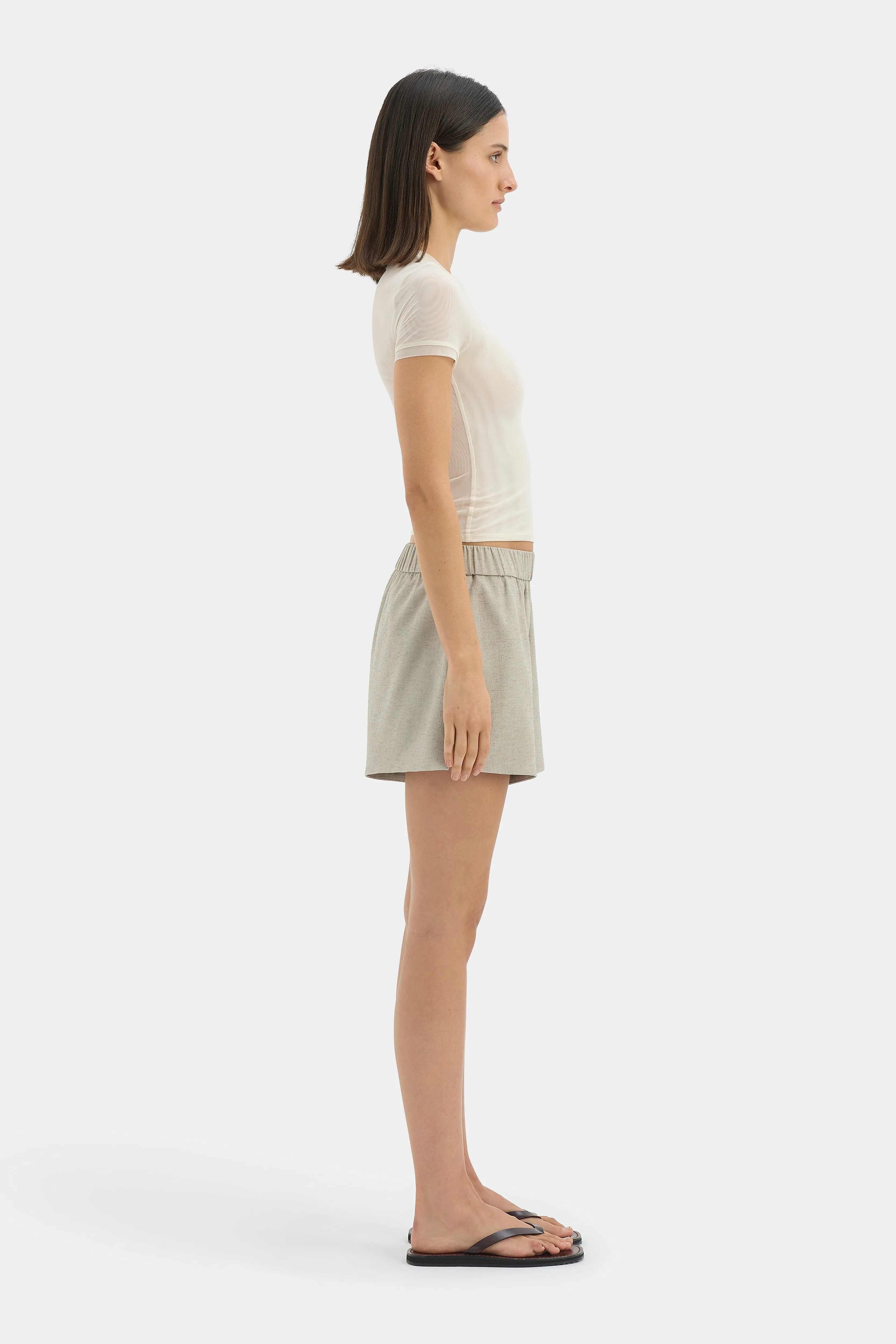 Leone Gathered Short sold by SIR the label product image thumbnail 4