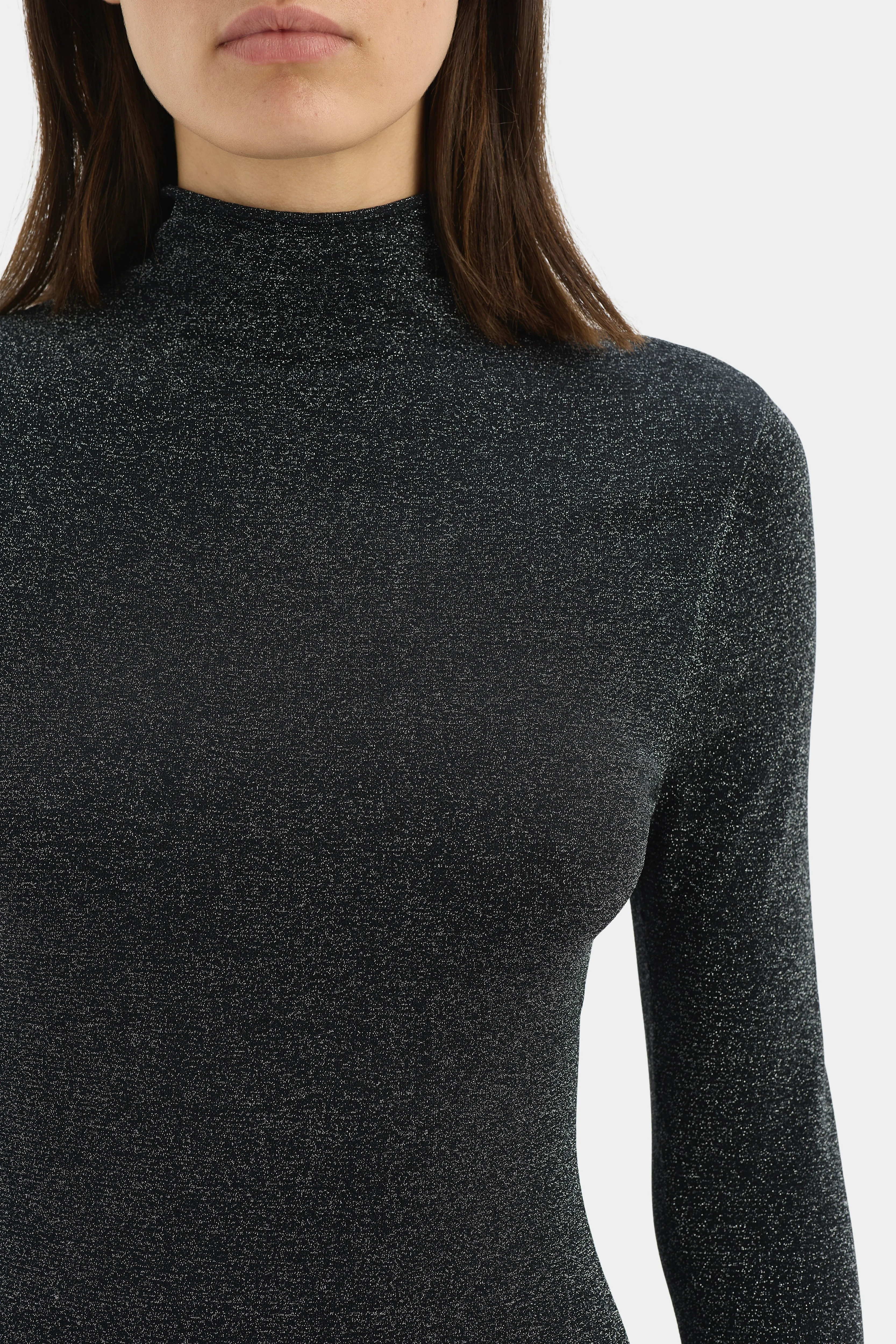 Chiano Metallic Knit Long Sleeve Top sold by SIR the label product image thumbnail 2