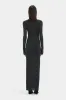 Chiano Metallic Knit Long Sleeve Dress sold by SIR the label