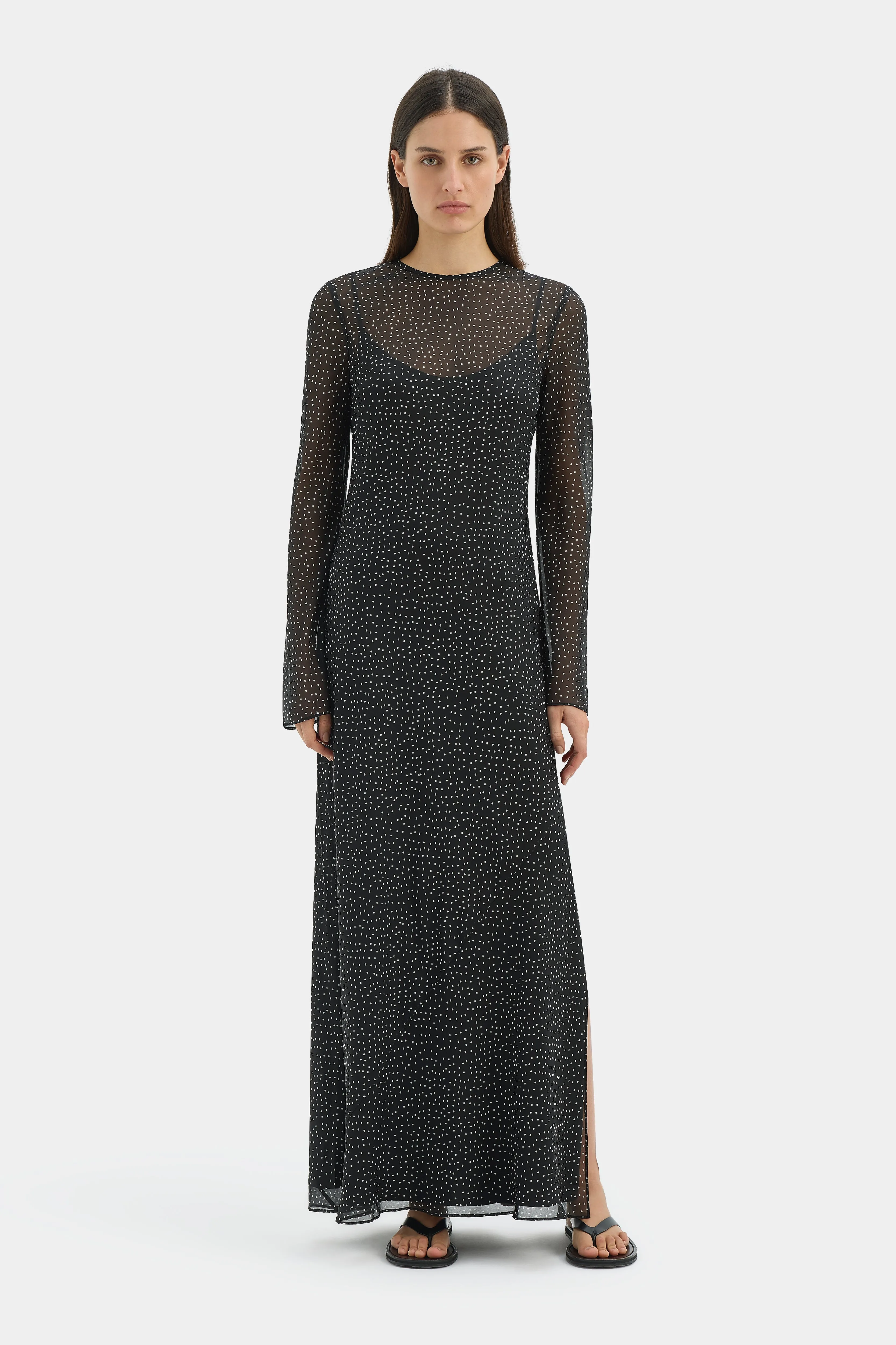 Lisander Long Sleeve Dress sold by SIR the label product image thumbnail 2
