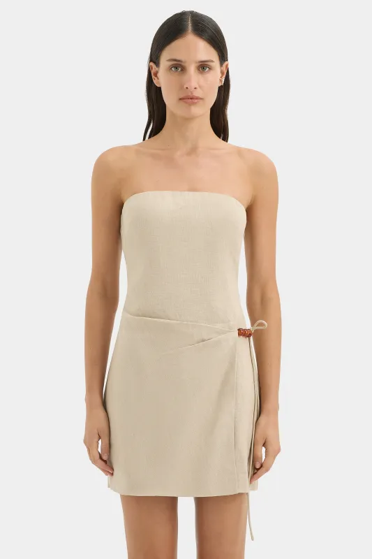 Moretti Strapless Mini Dress sold by SIR the label