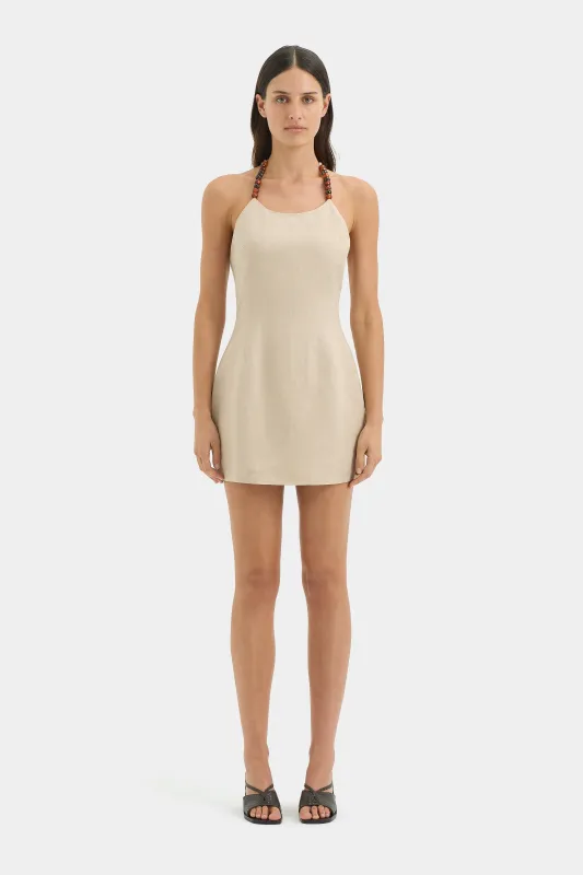 Moretti Halter Mini Dress sold by SIR the label
