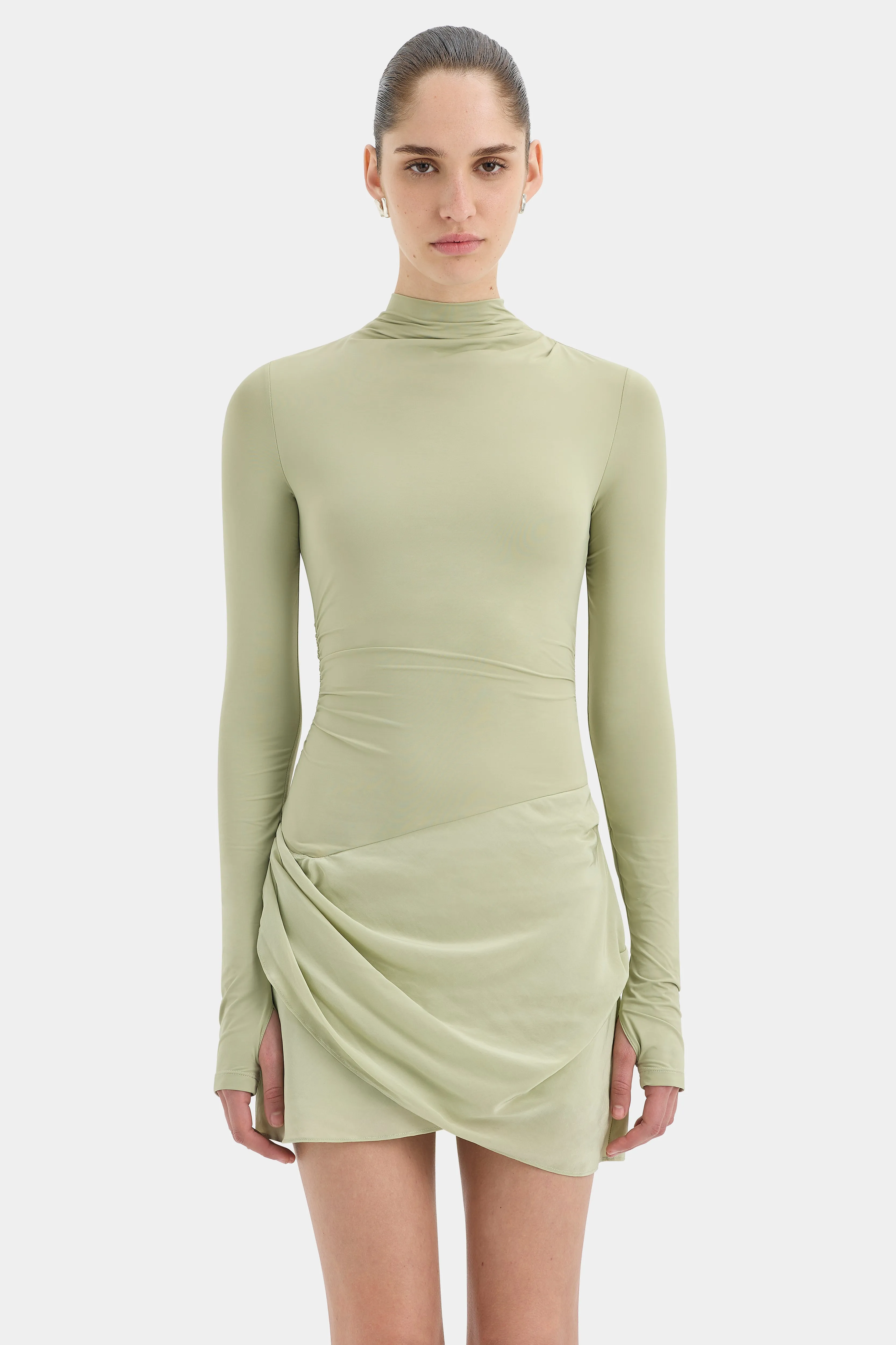 Milesi Drape Mini Dress sold by SIR the label product image thumbnail 4