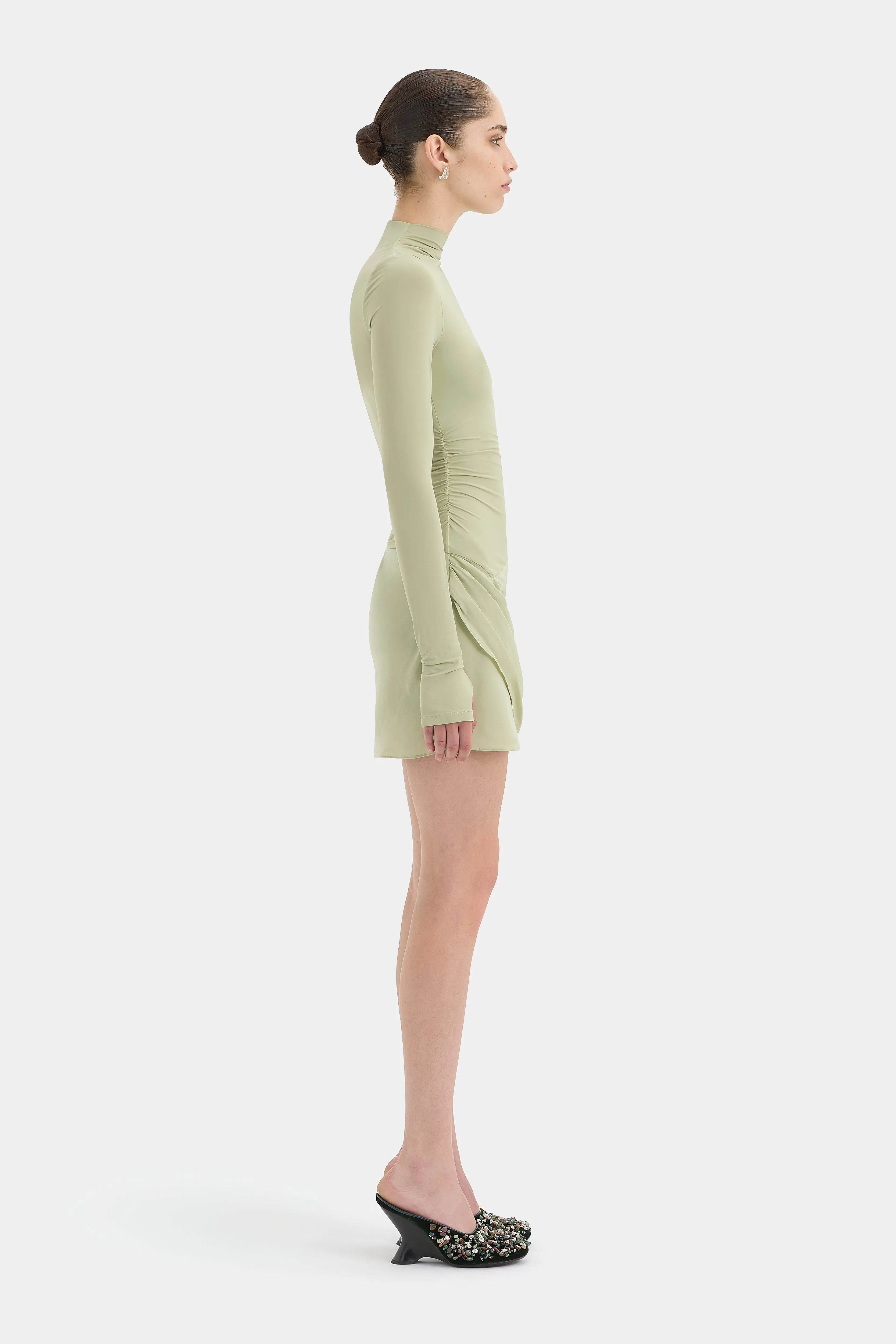 Milesi Drape Mini Dress sold by SIR the label product image thumbnail 3