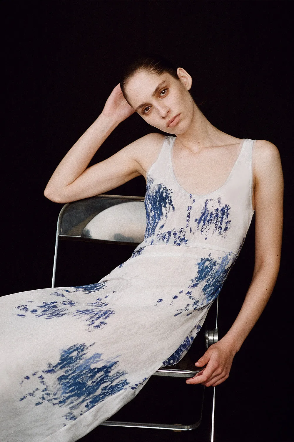 Sofia Slip Dress sold by SIR the label product image thumbnail 5