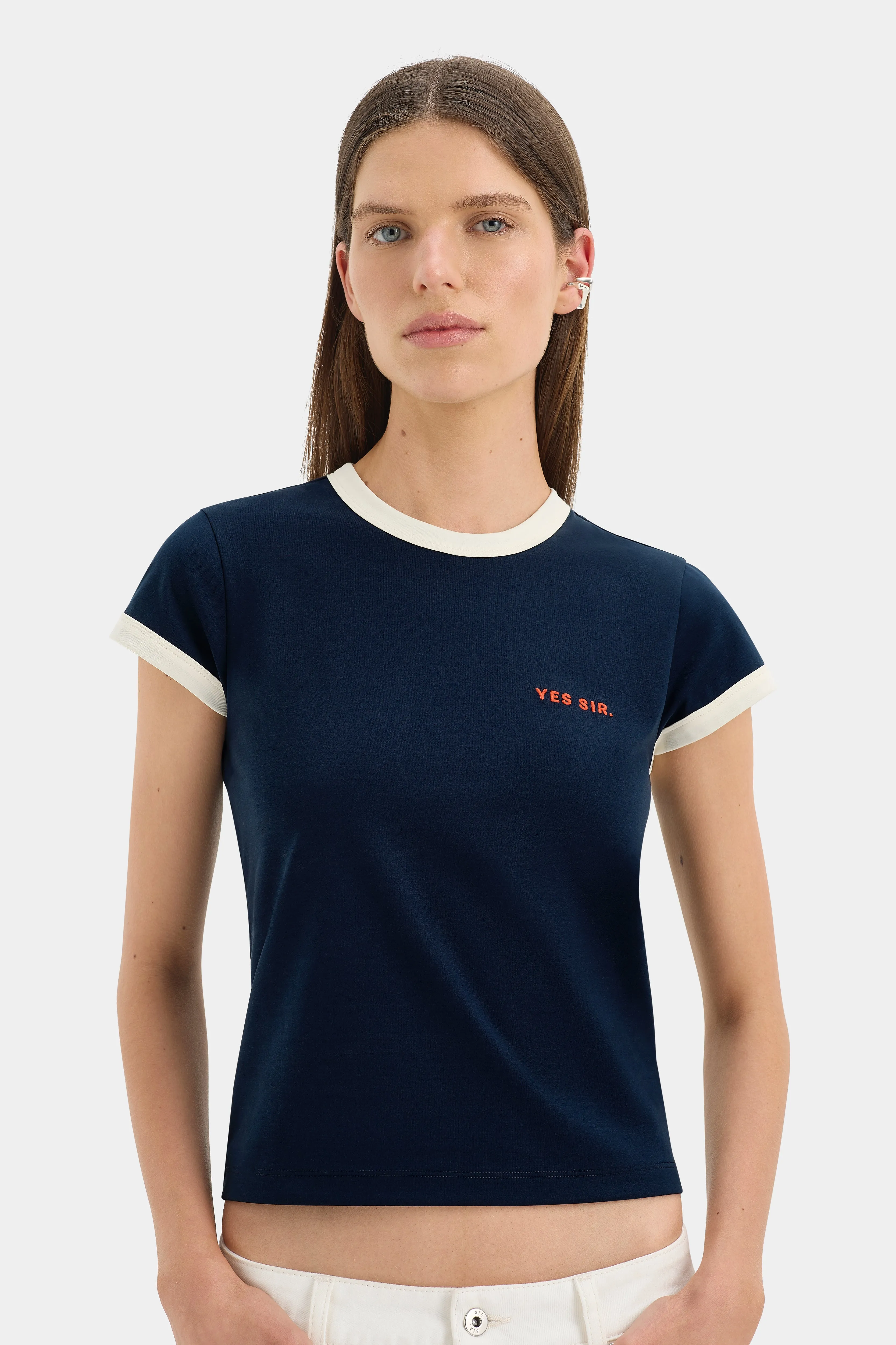 Yes SIR. Fitted Tee sold by SIR the label product image thumbnail 5