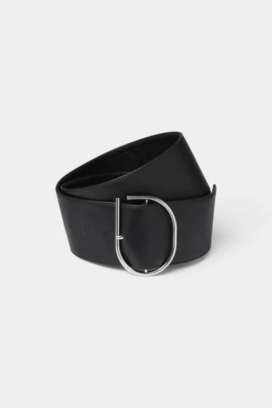 Rocco Wide Leather Belt sold by SIR the label