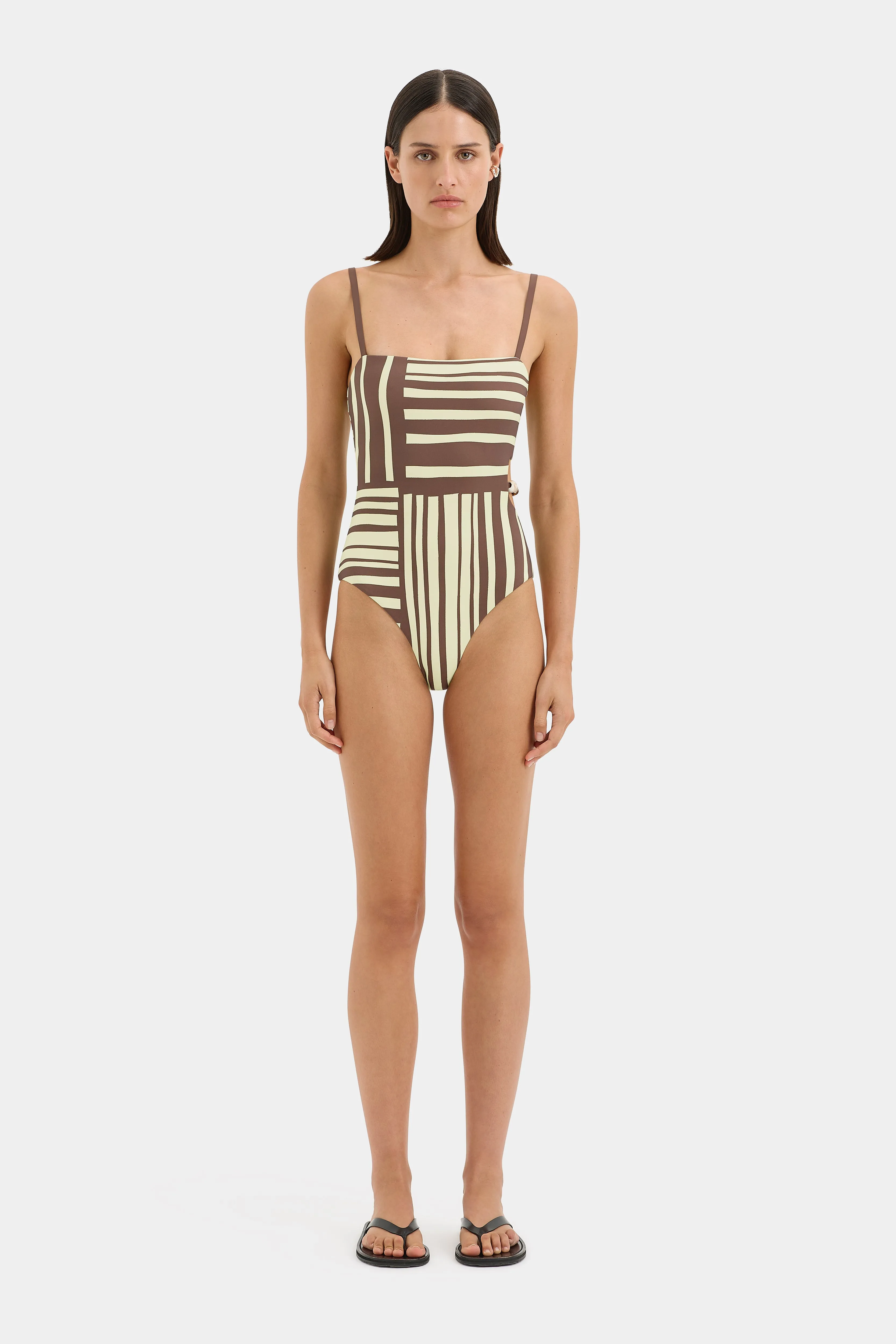 Linocut Beaded One Piece sold by SIR the label