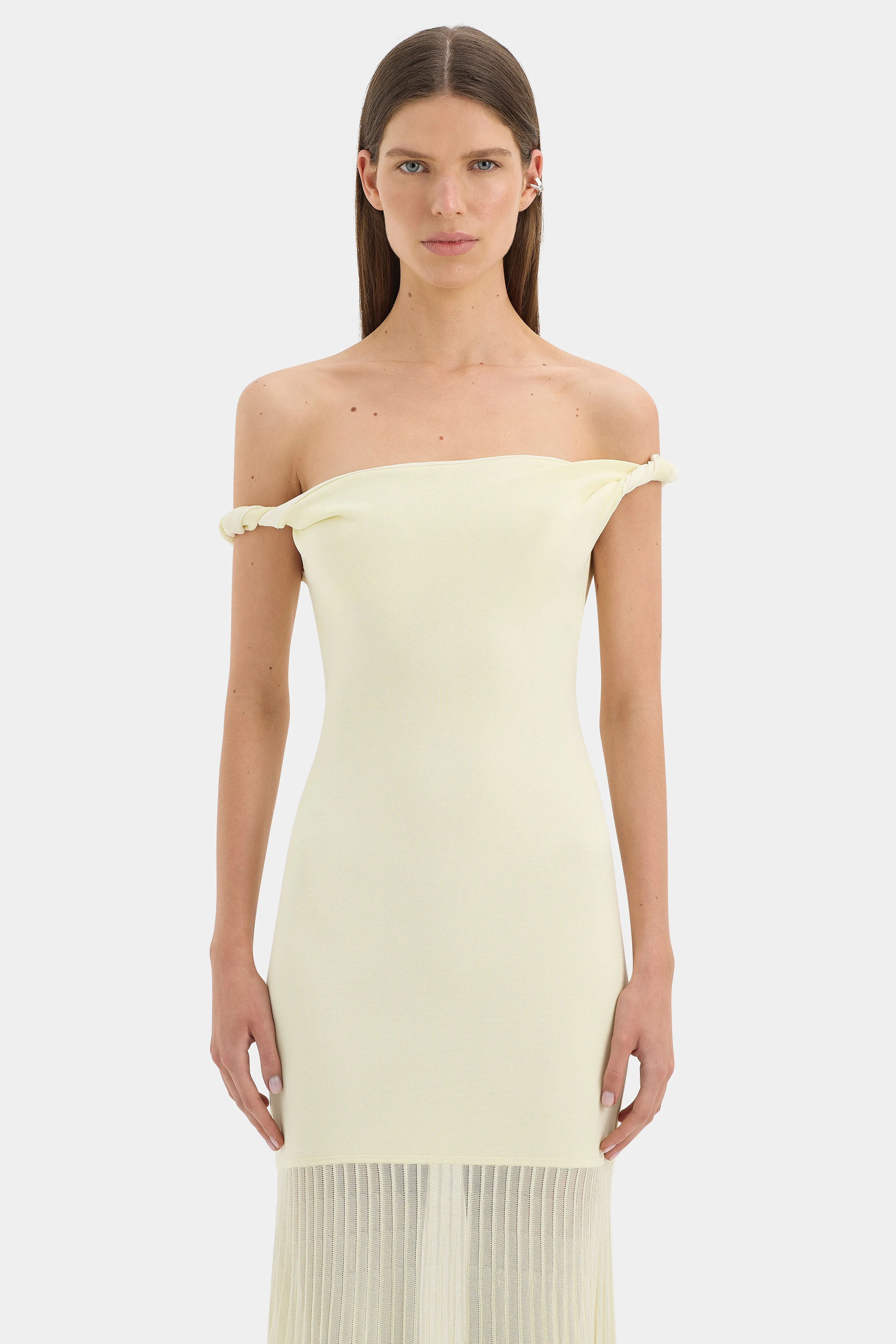 Elia Off Shoulder Twist Dress sold by SIR the label product image thumbnail 5