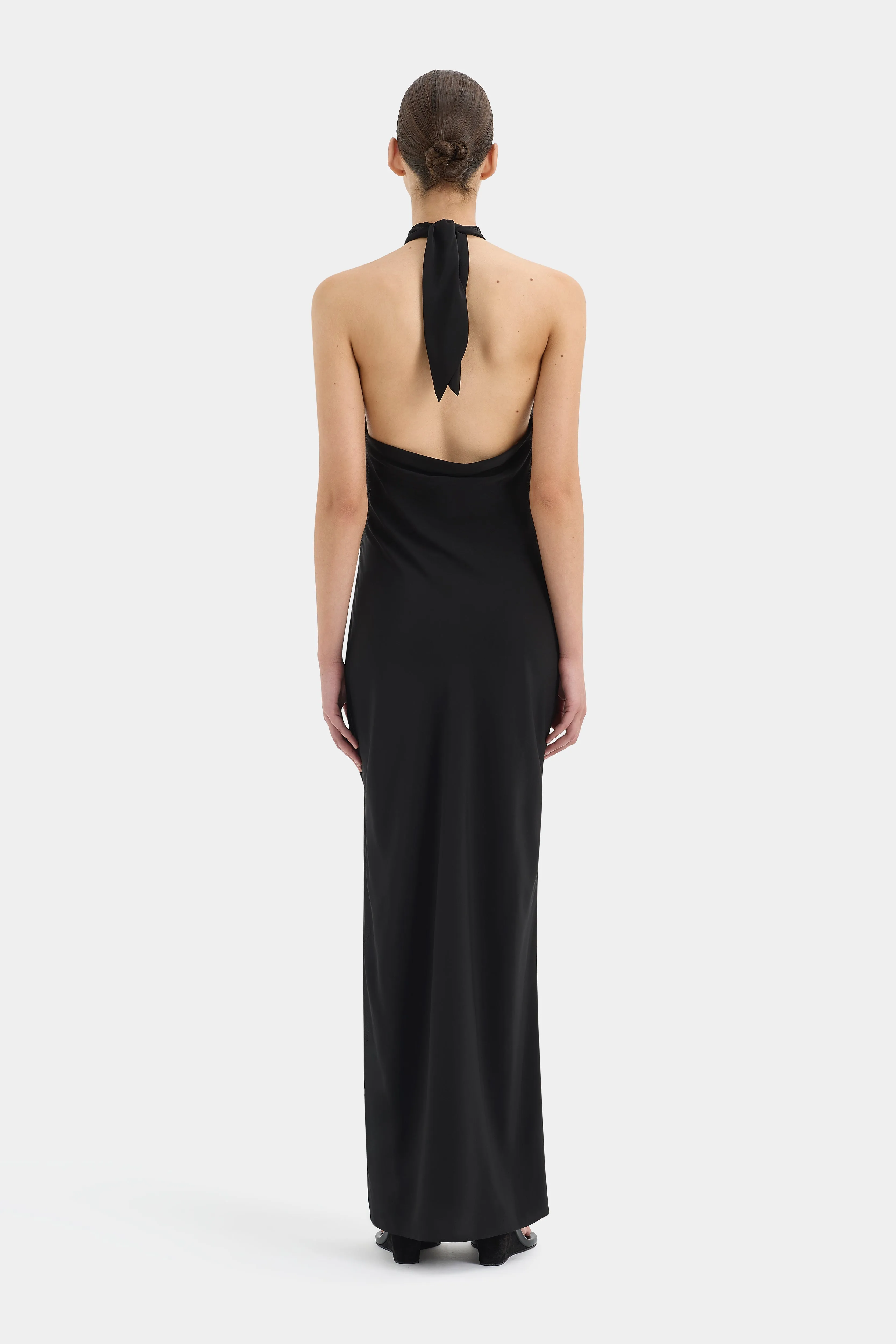 Rioja Halter Scarf Maxi Dress sold by SIR the label product image thumbnail 3