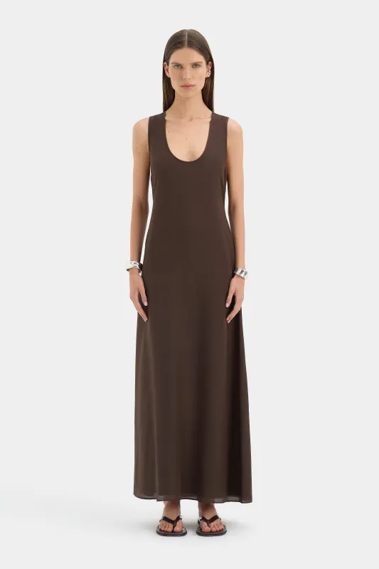 Julietta Scoop Neck Maxi Dress sold by SIR the label