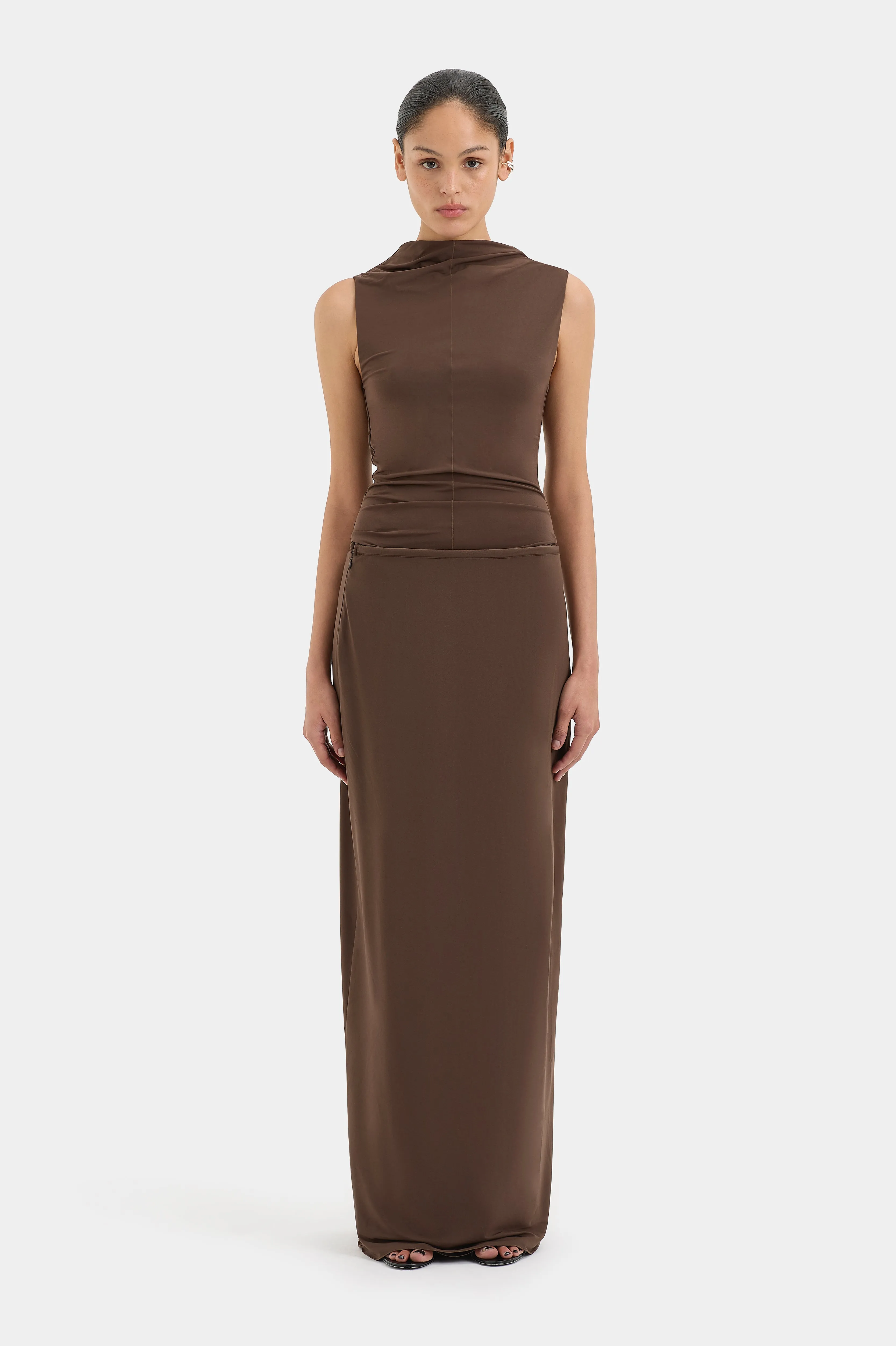 Matheo Draped Tank sold by SIR the label product image thumbnail 2