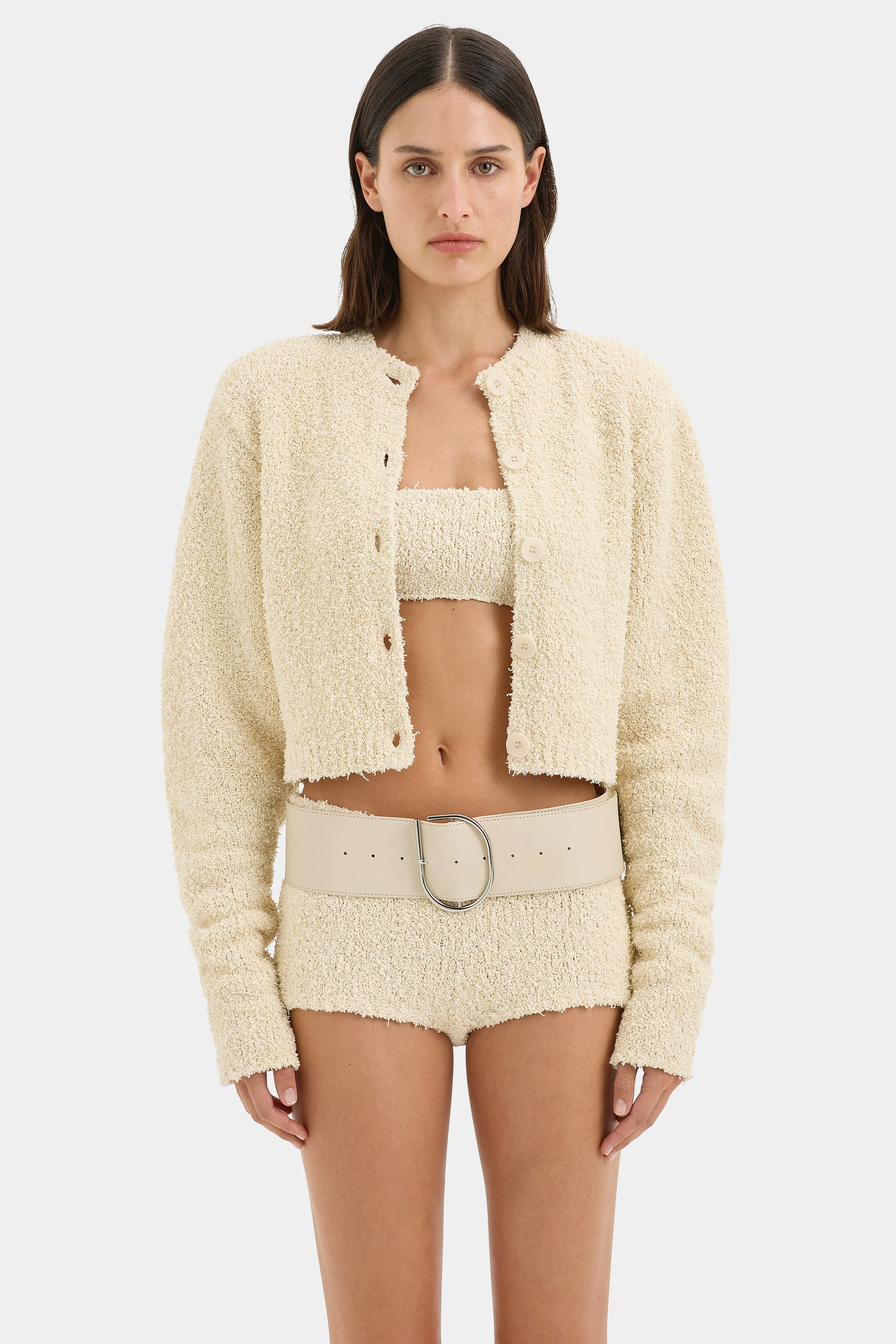 Rocco Wide Leather Belt sold by SIR the label product image thumbnail 2