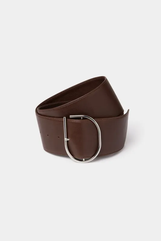Rocco Wide Leather Belt sold by SIR the label