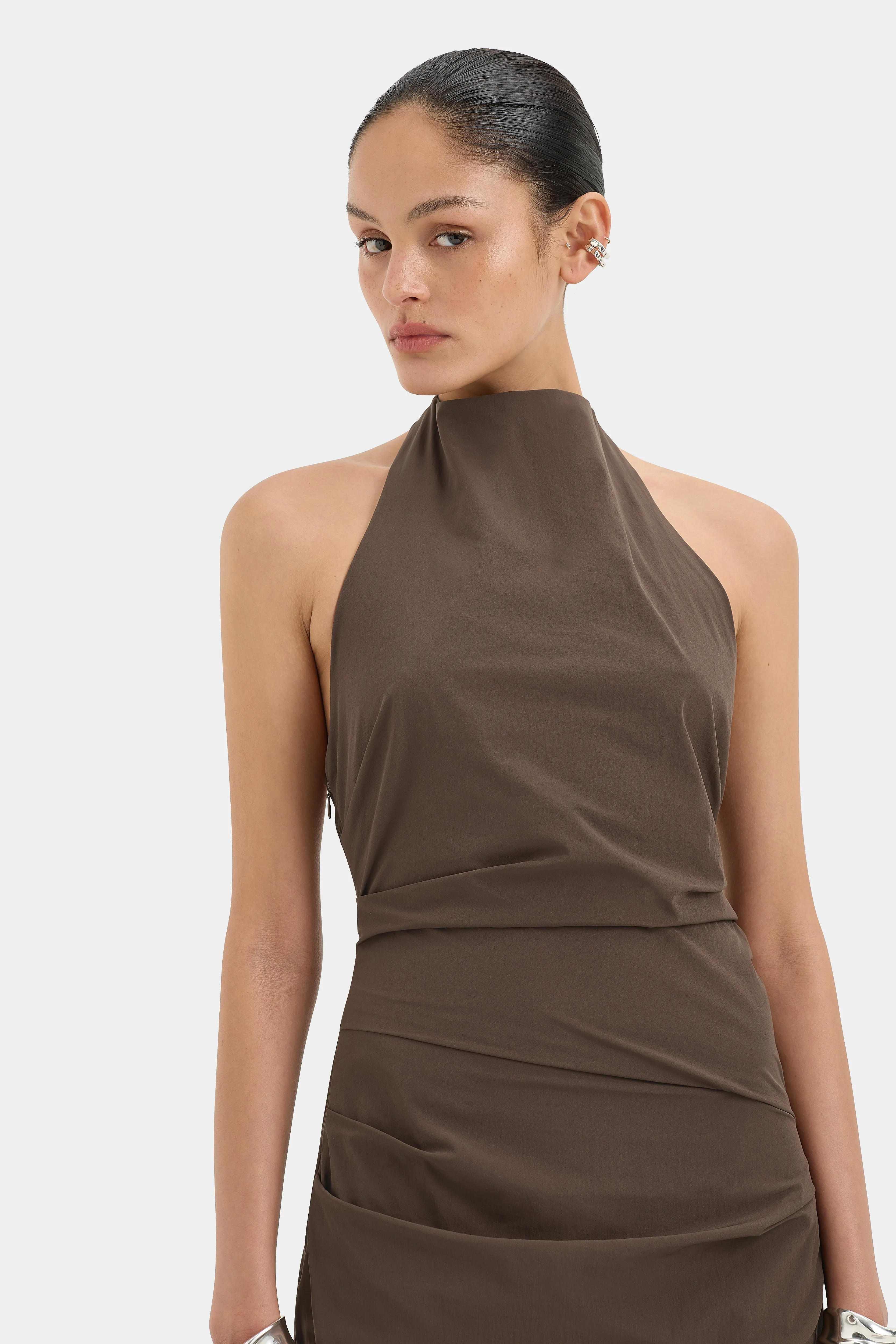 Sol Halter Gown sold by SIR the label product image thumbnail 5