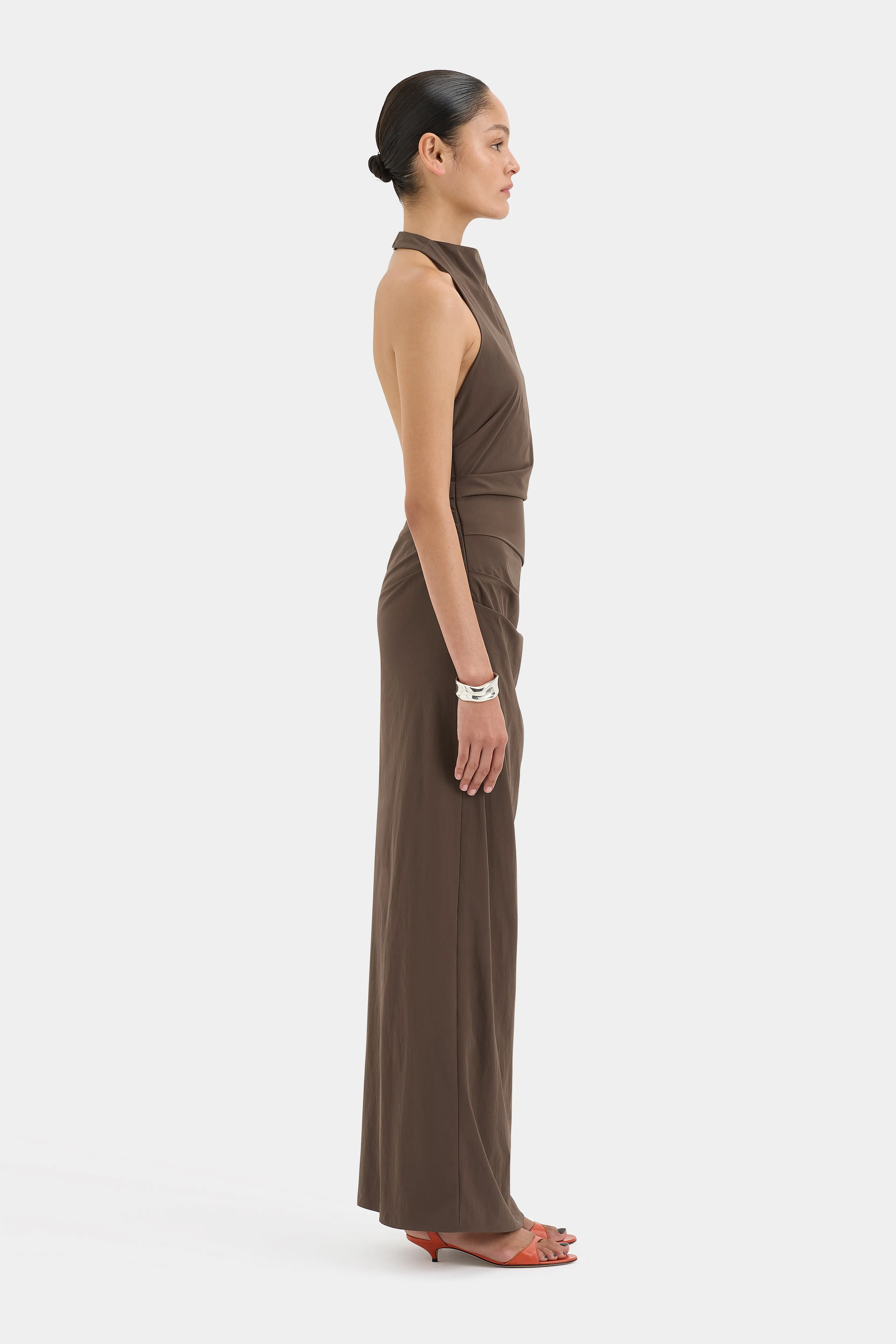 Sol Halter Gown sold by SIR the label product image thumbnail 3