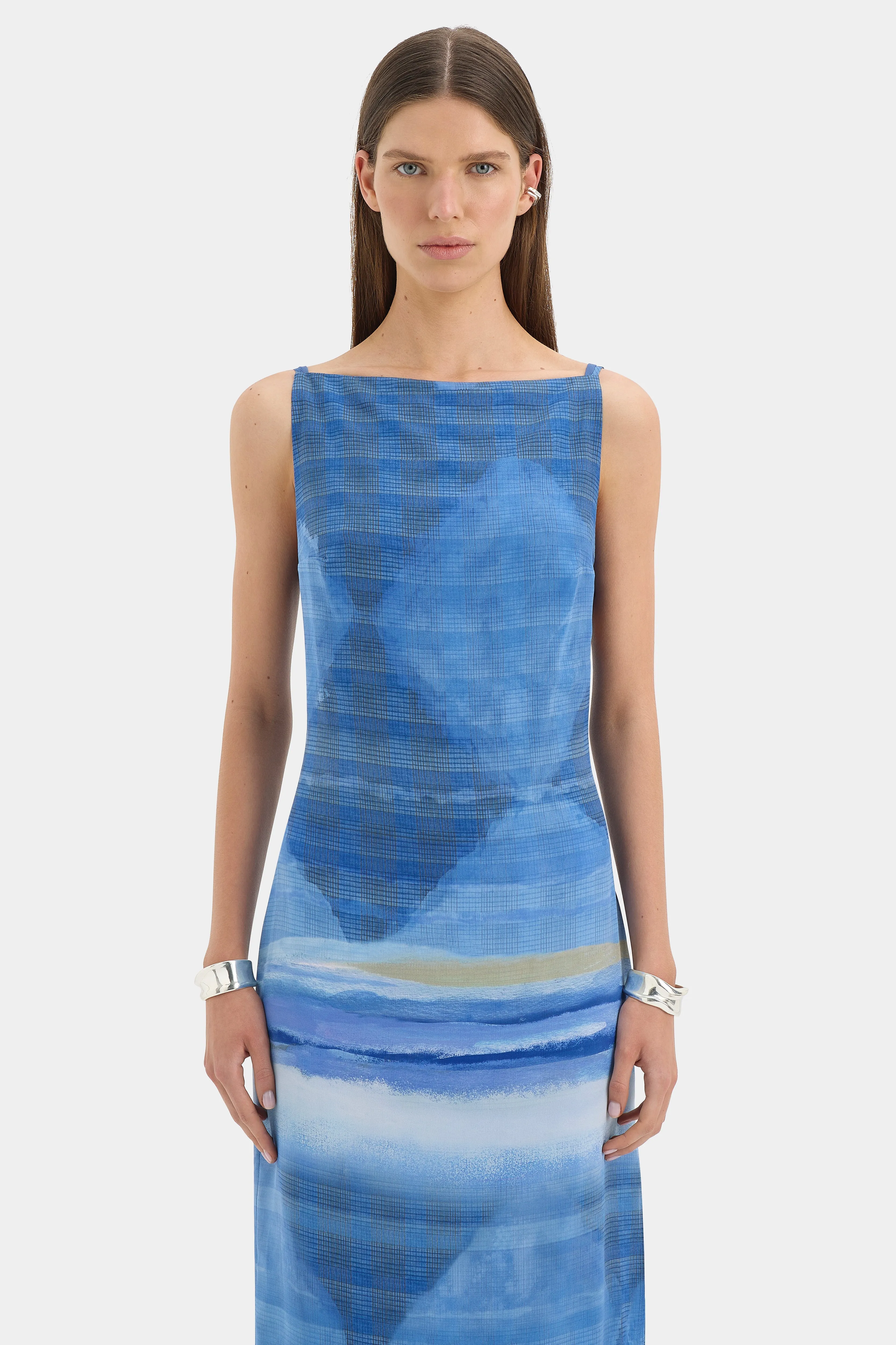 Isla Midi Dress sold by SIR the label product image thumbnail 4