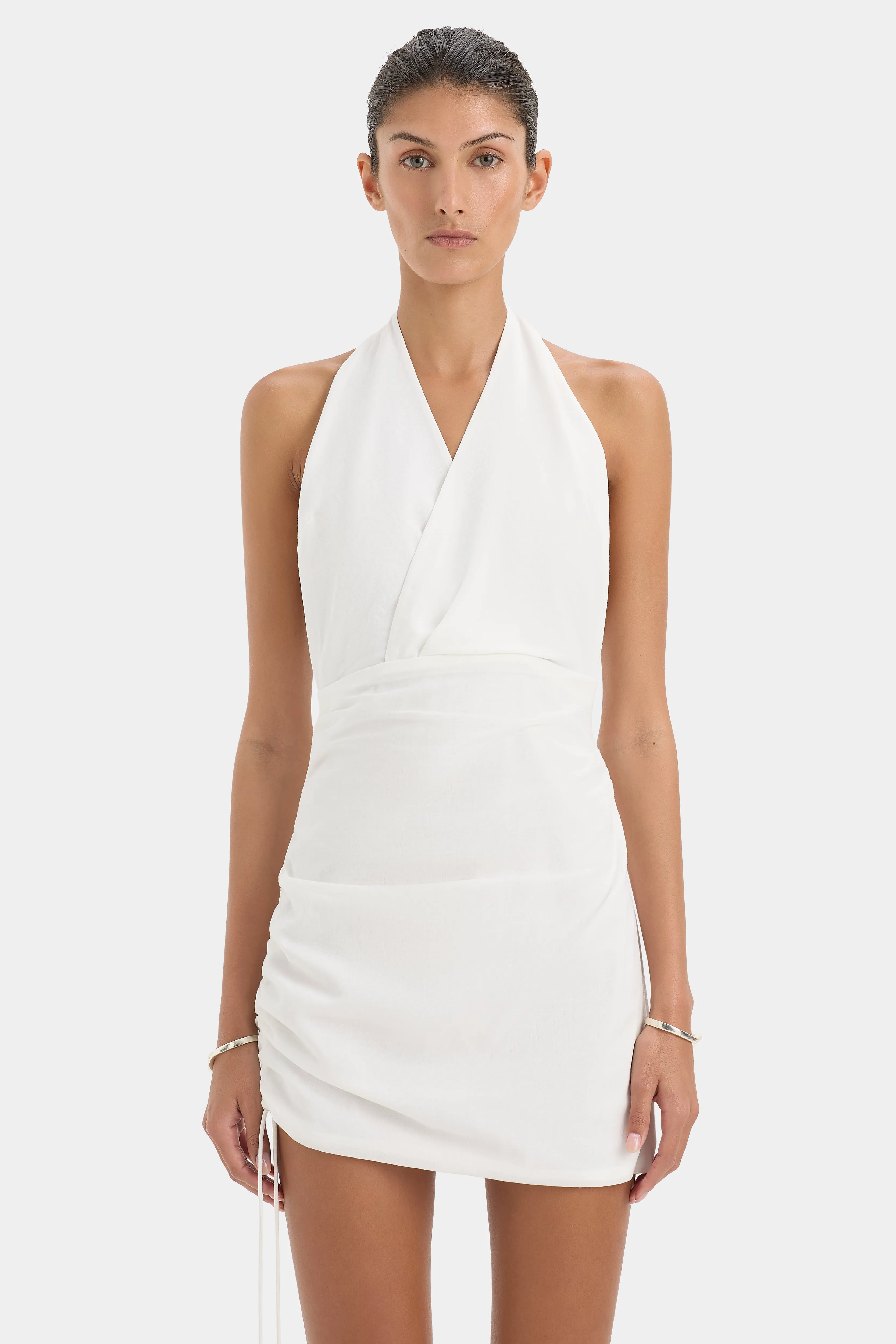 Azura Halter Mini Dress sold by SIR the label product image thumbnail 4