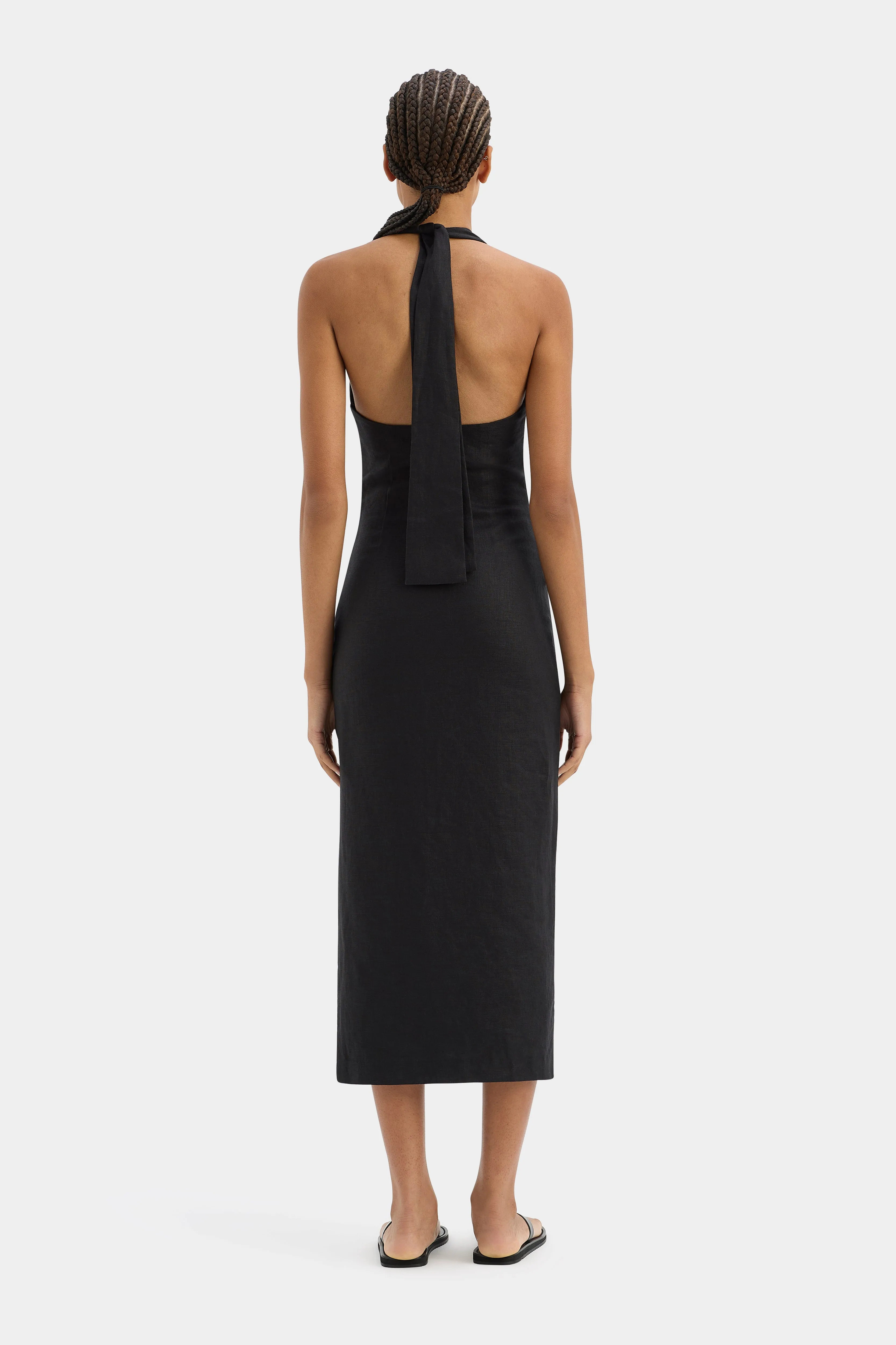 Iris Halter Midi Dress sold by SIR the label product image thumbnail 2