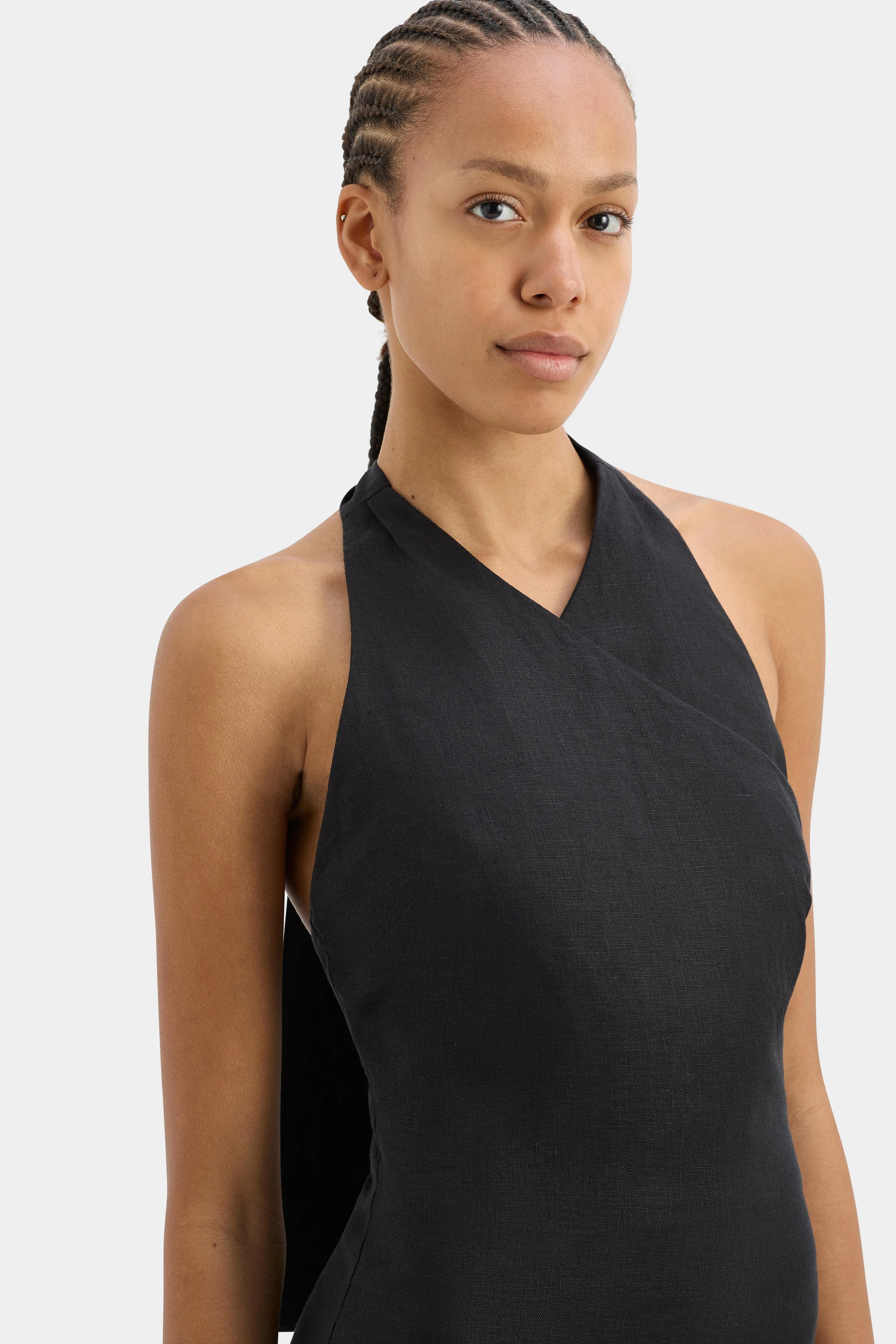 Iris Halter Midi Dress sold by SIR the label product image thumbnail 5