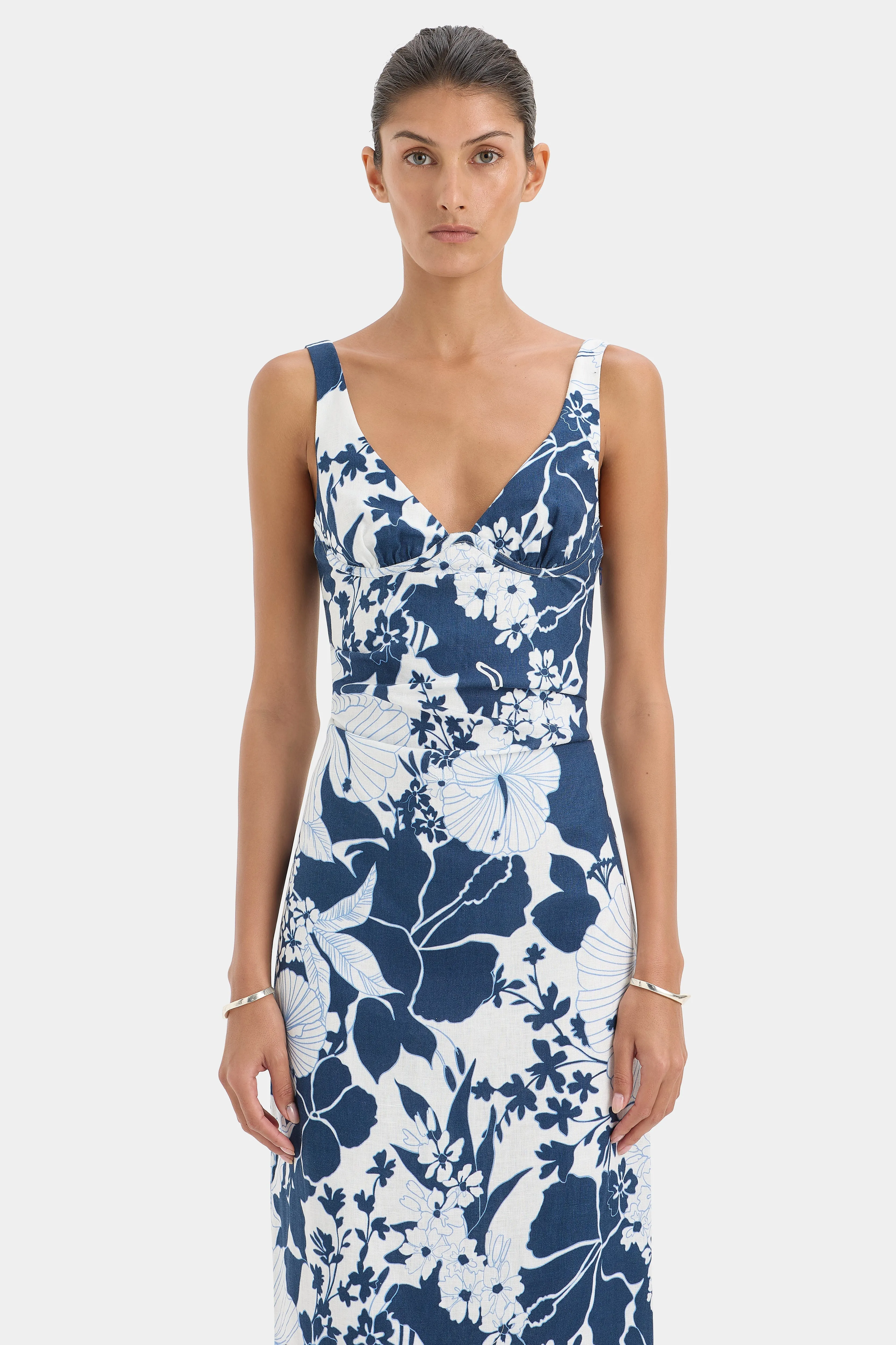 Paradiso Balconette Midi Dress sold by SIR the label product image thumbnail 4