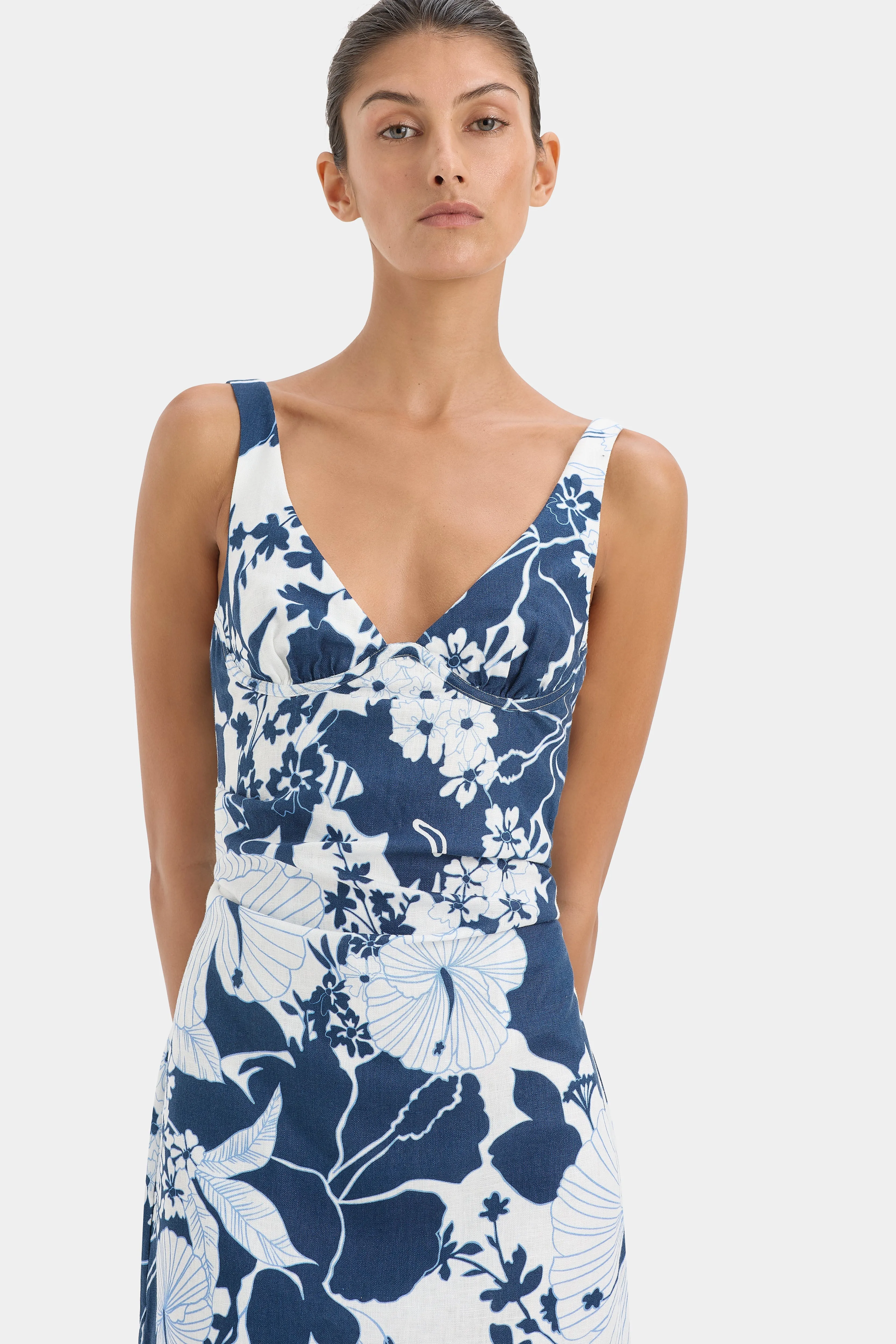 Paradiso Balconette Midi Dress sold by SIR the label product image thumbnail 5