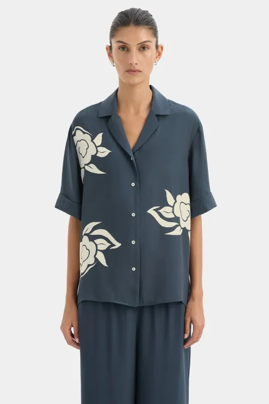Lilou Short Sleeve Shirt made by SIR the label