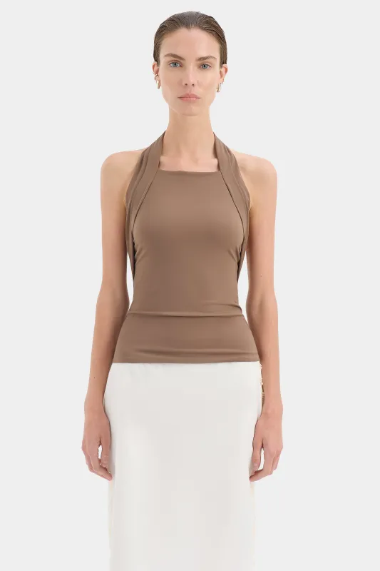 Zelie Halter Top sold by SIR the label