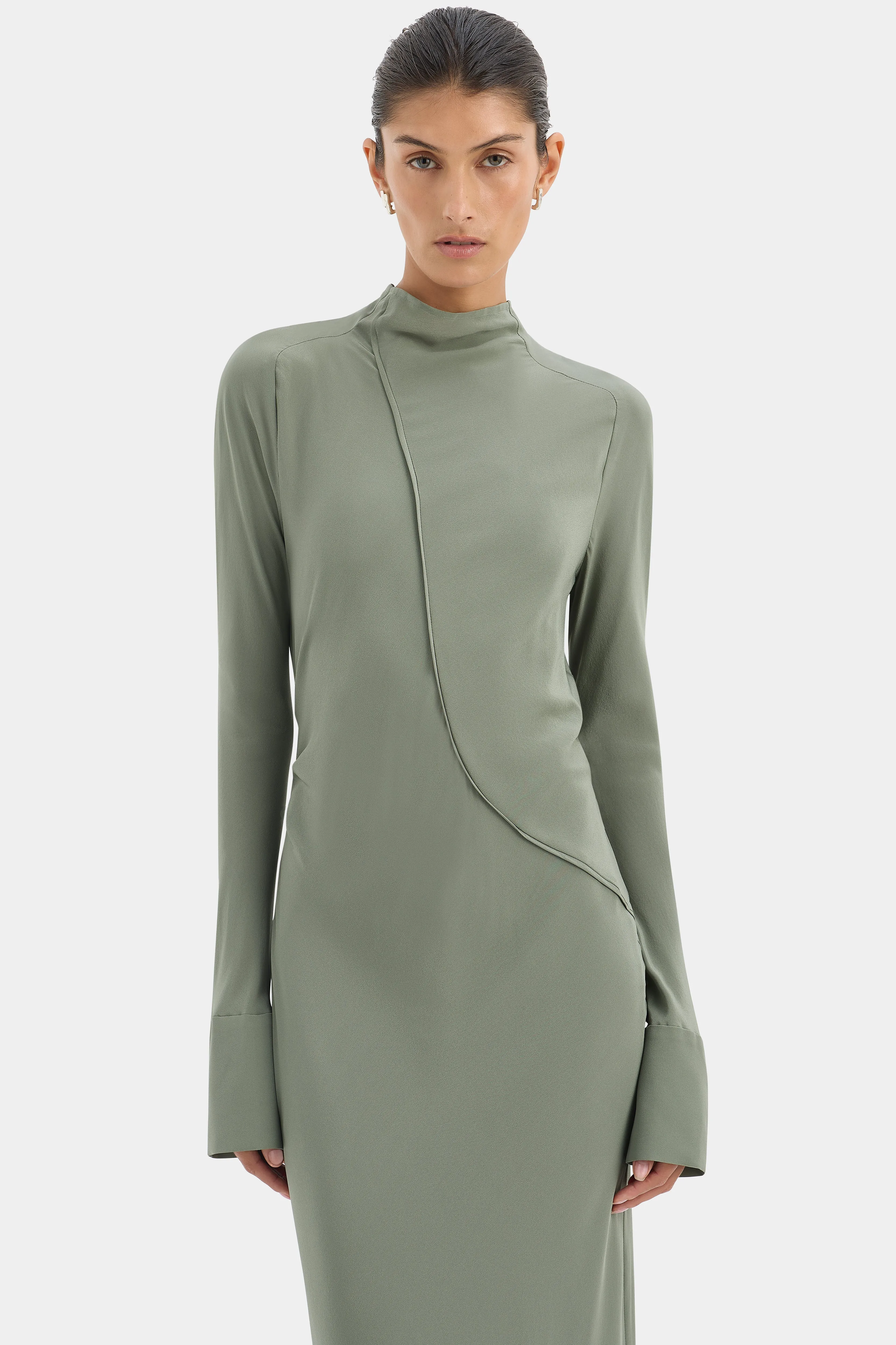 Rousseau Open Back Gown sold by SIR the label product image thumbnail 5