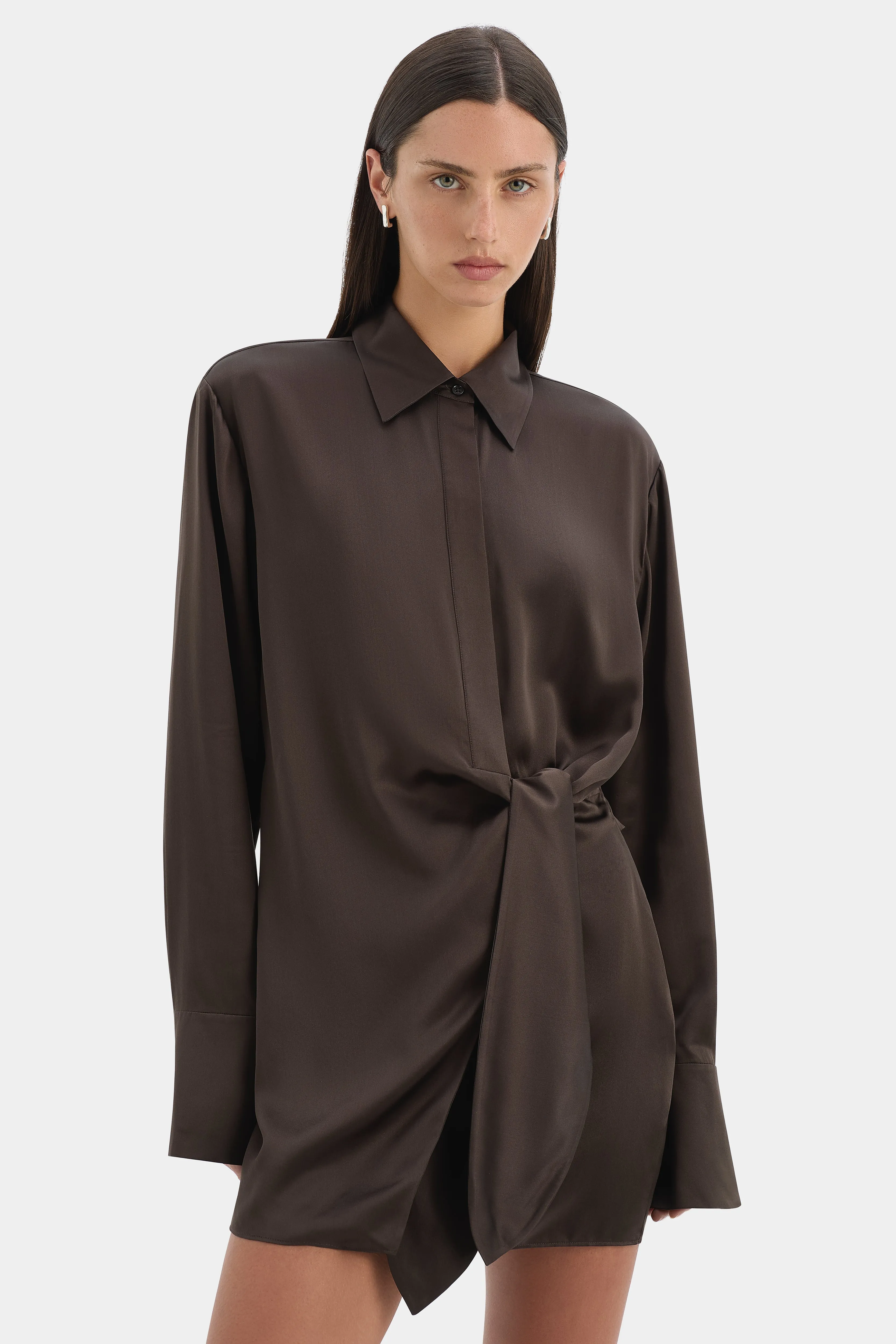 Sorrento Shirt Dress sold by SIR the label product image thumbnail 5