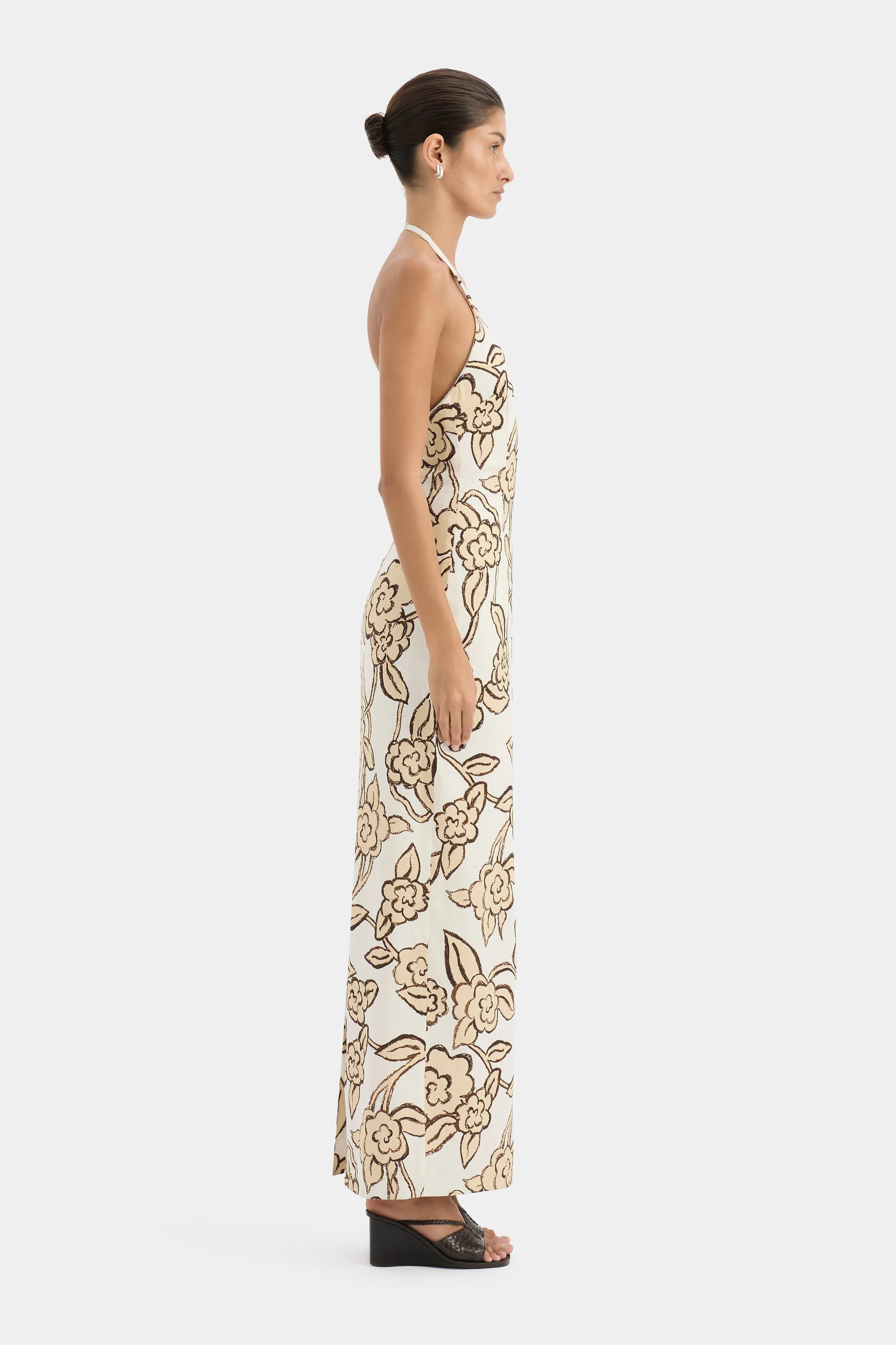 Elodie Halter Midi Dress sold by SIR the label product image thumbnail 3