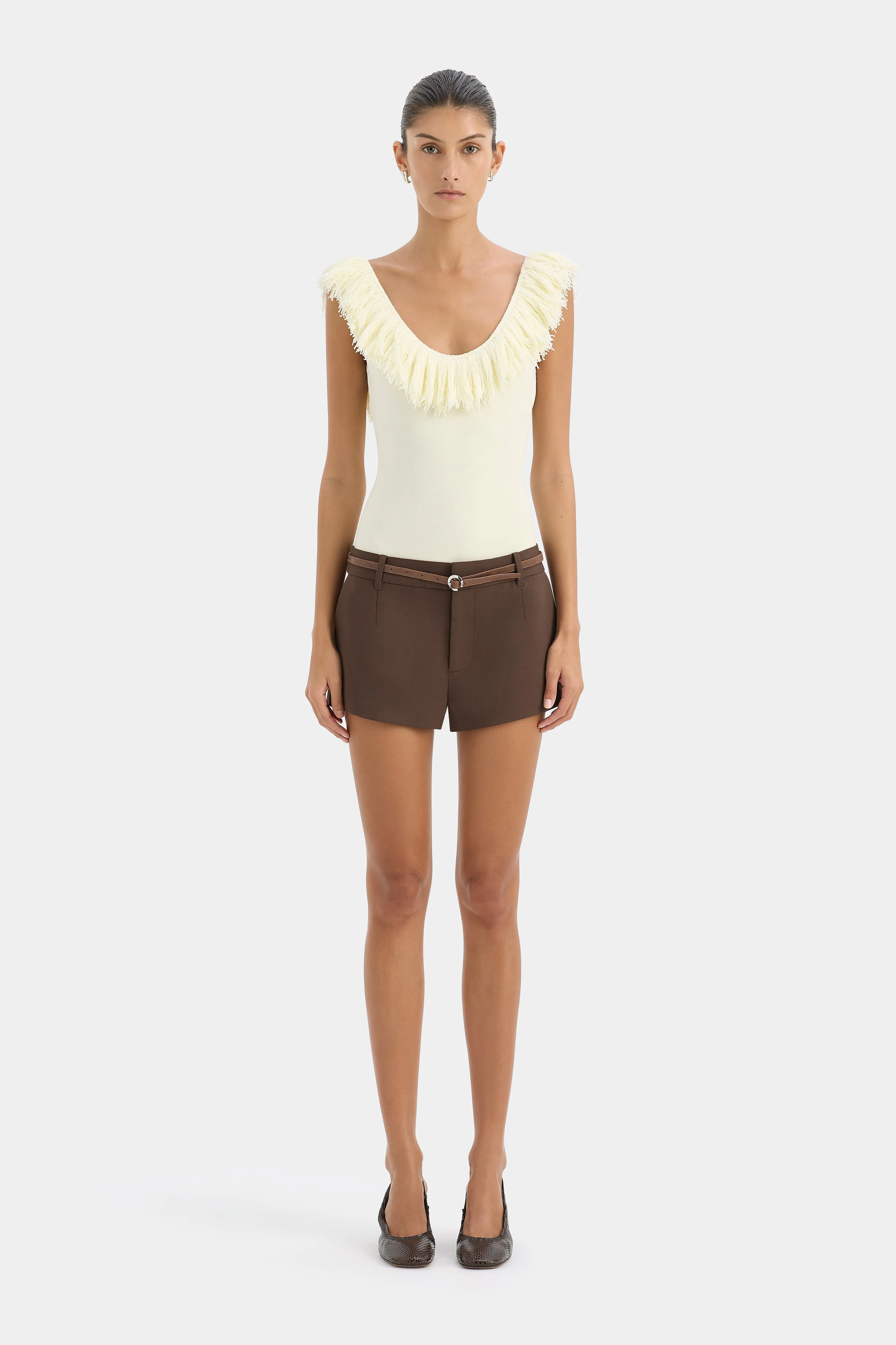 Marcelline Fringe Bodysuit sold by SIR the label product image thumbnail 2
