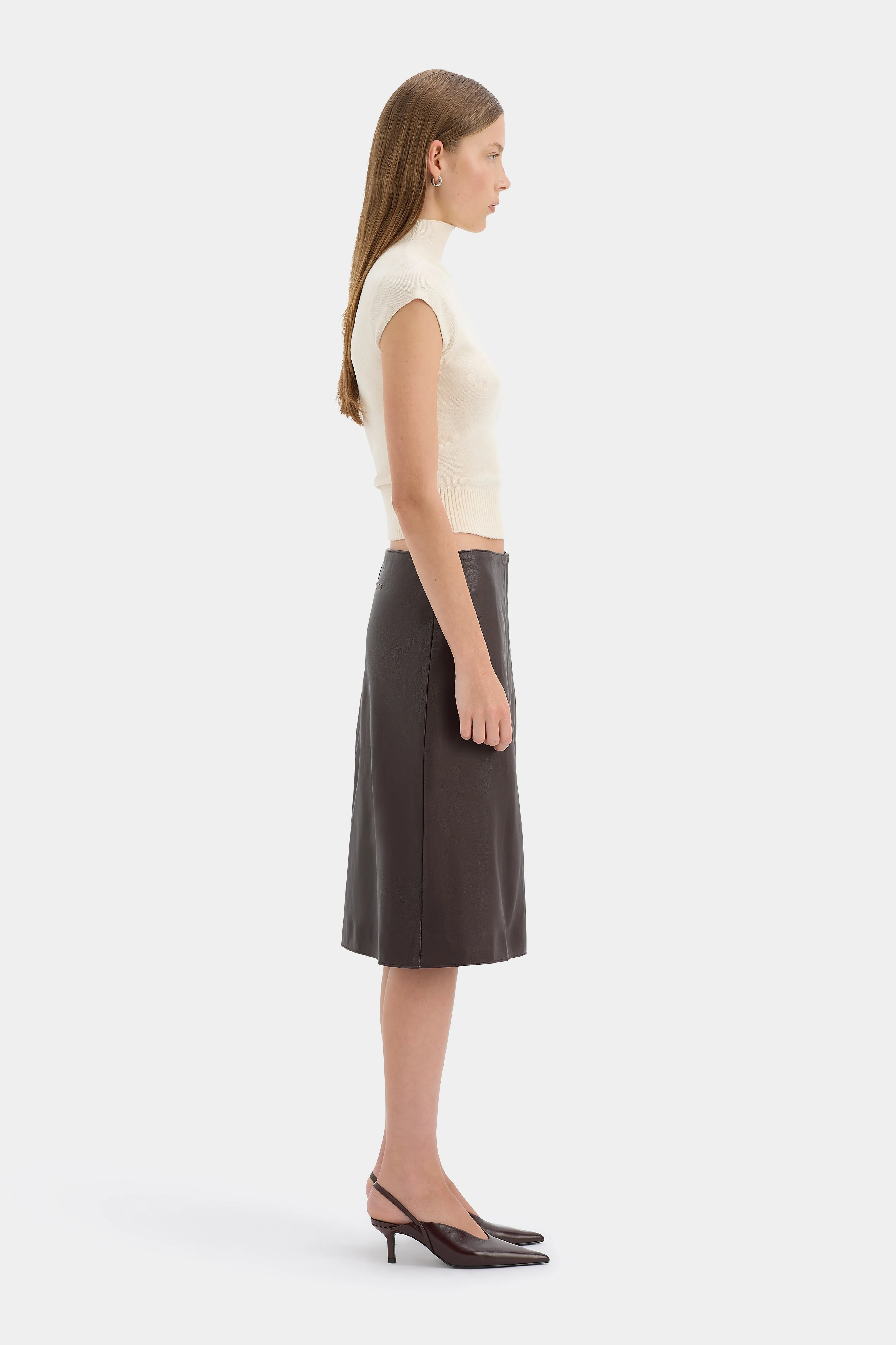 Tomi Wrap Midi Skirt sold by SIR the label product image thumbnail 3
