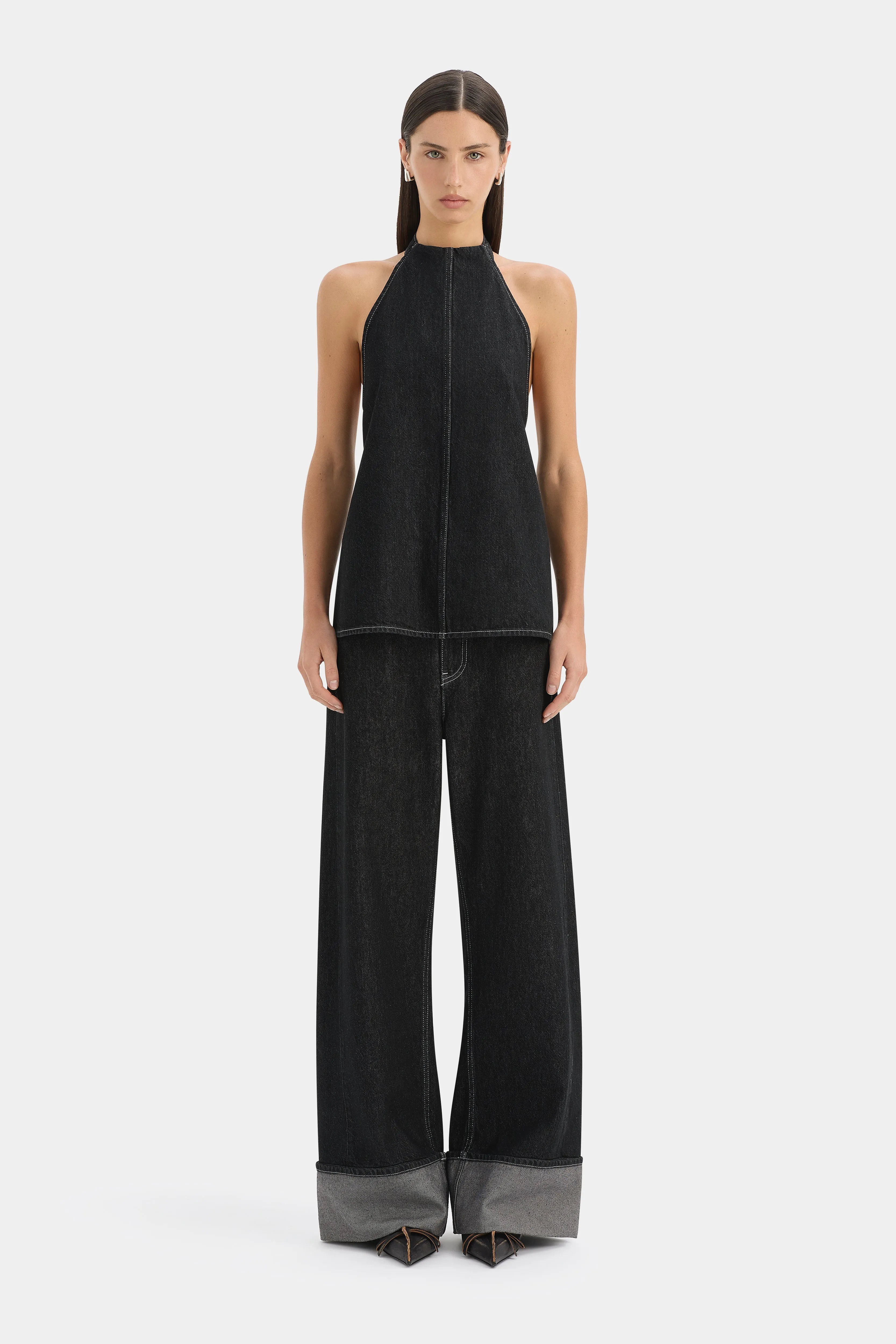Malou Halter Top sold by SIR the label product image thumbnail 4