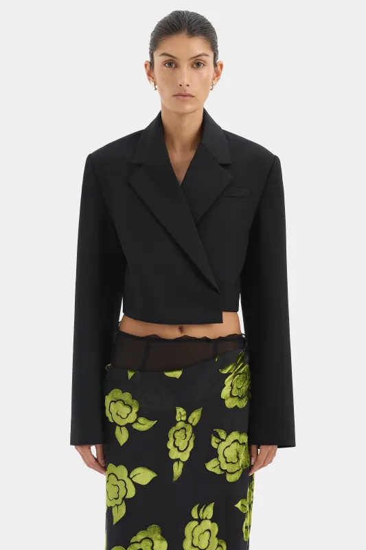 Rivoli Cropped Blazer made by SIR the label