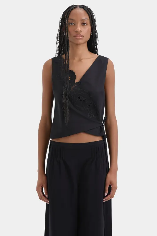 Klara Wrap Top made by SIR the label