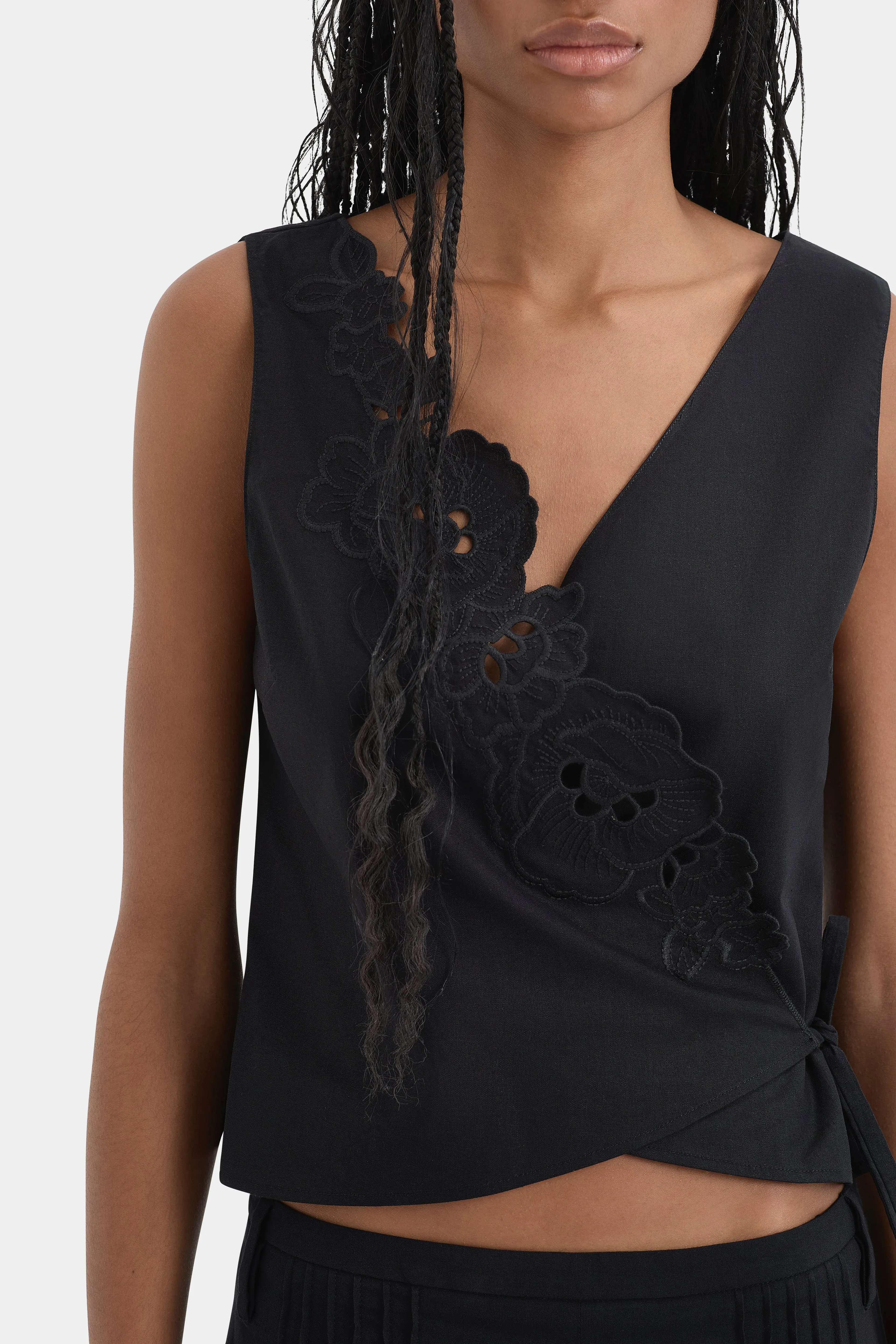 Klara Wrap Top sold by SIR the label product image thumbnail 5