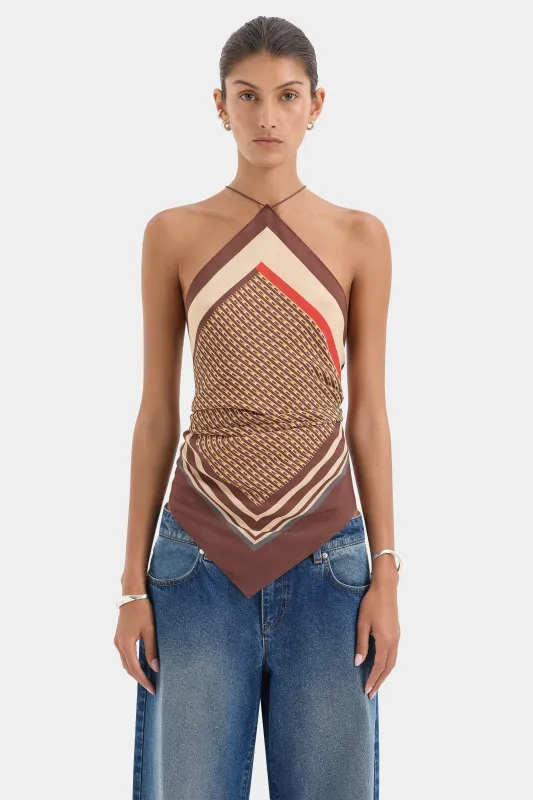 Cooper Scarf Top made by SIR the label