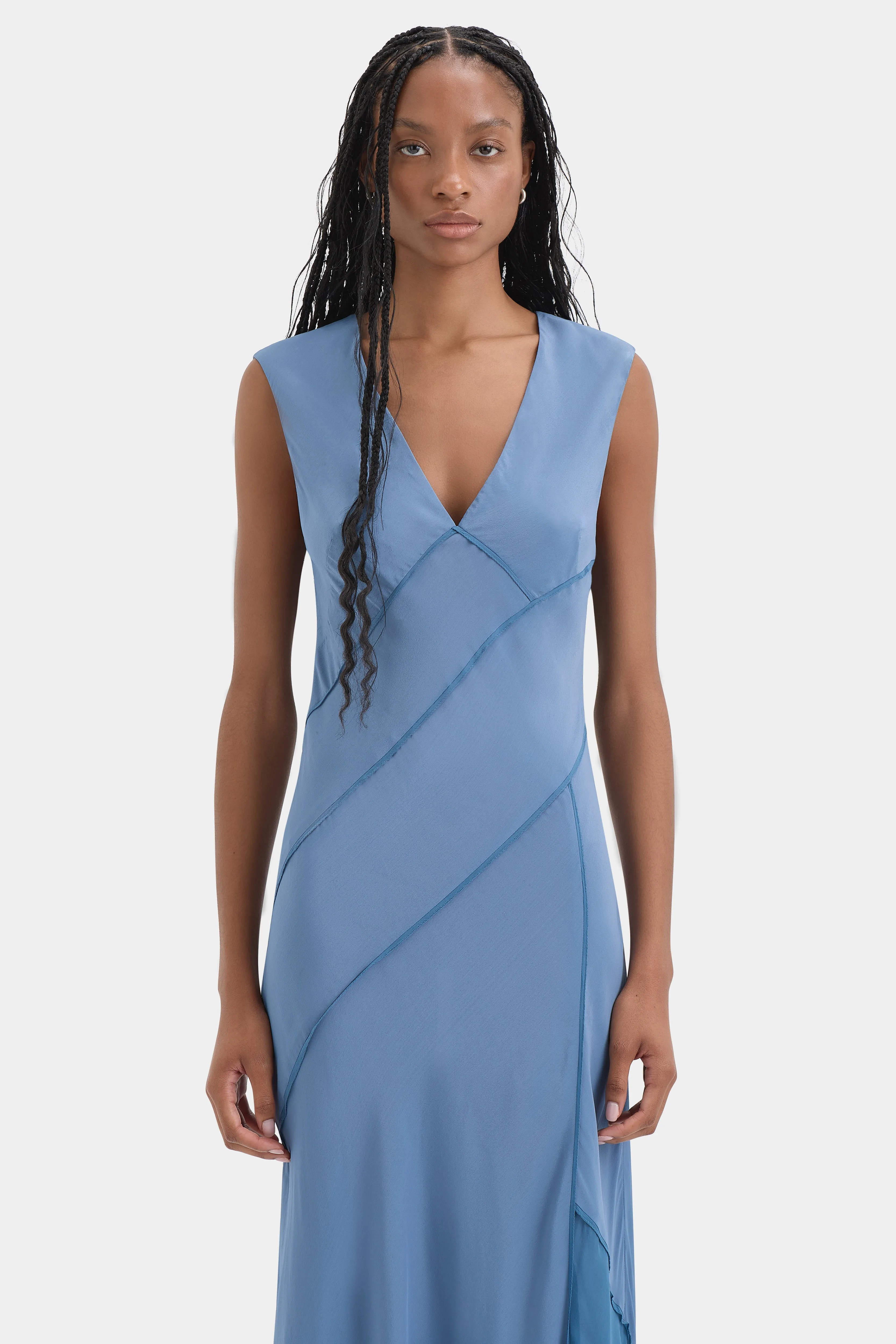 Elin Panelled Gown sold by SIR the label product image thumbnail 4