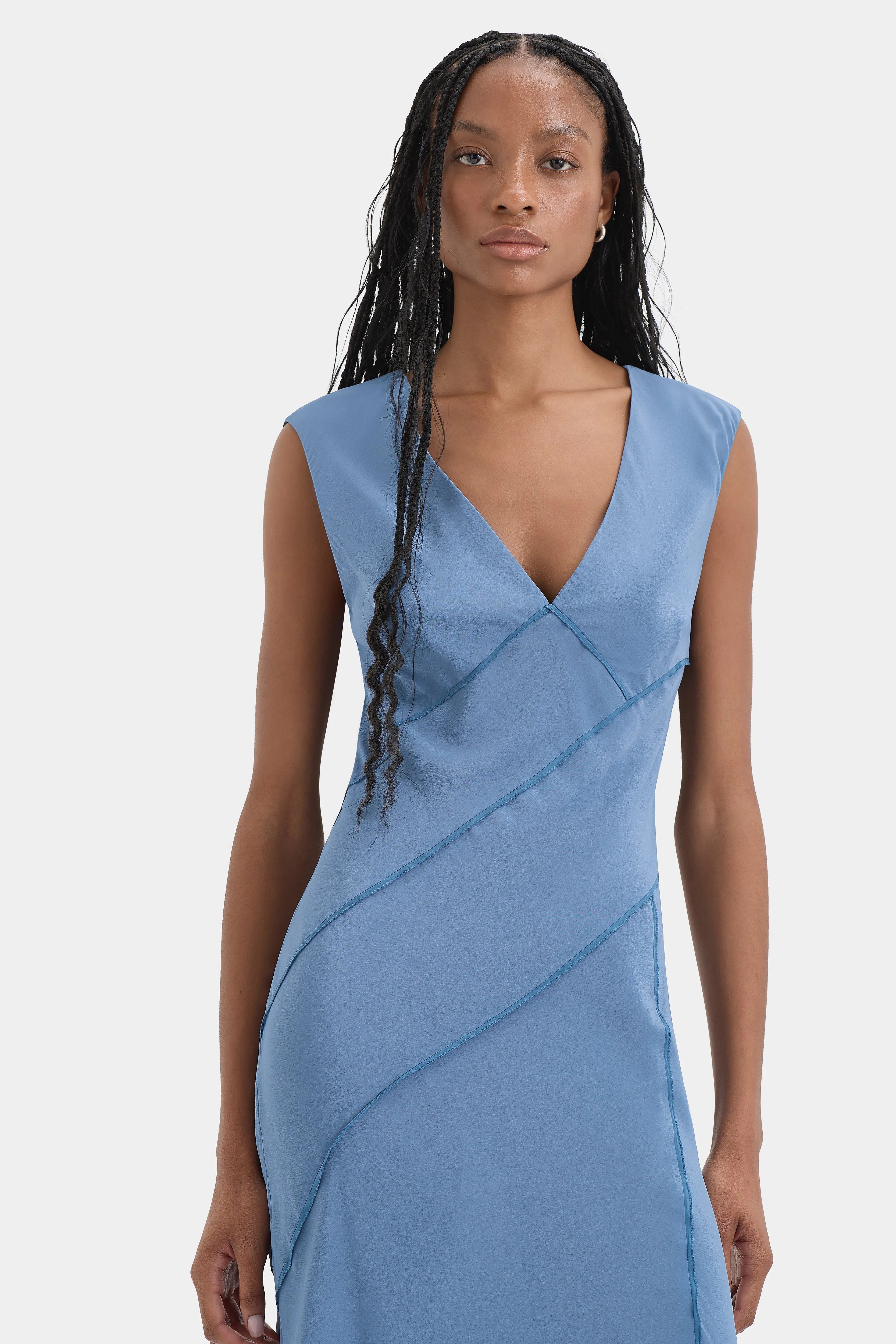 Elin Panelled Gown sold by SIR the label product image thumbnail 5