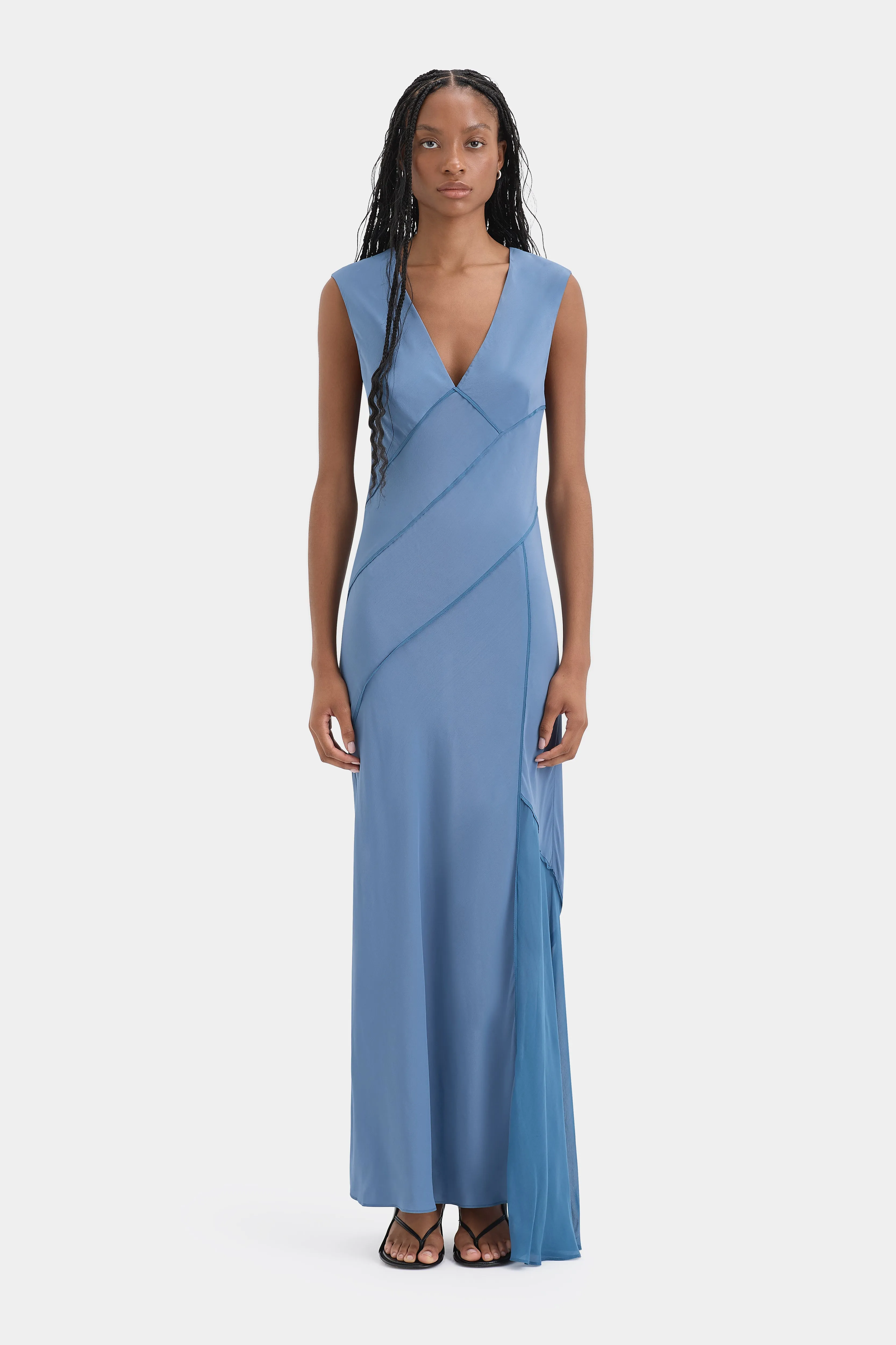 Elin Panelled Gown sold by SIR the label