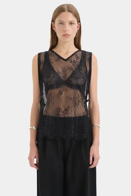 Ingrid Lace Top made by SIR the label