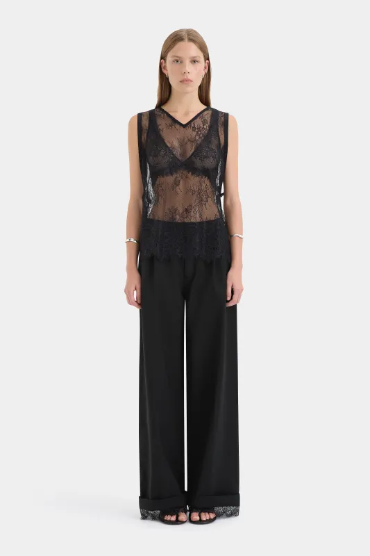 Axel Wide Leg Trouser made by SIR the label