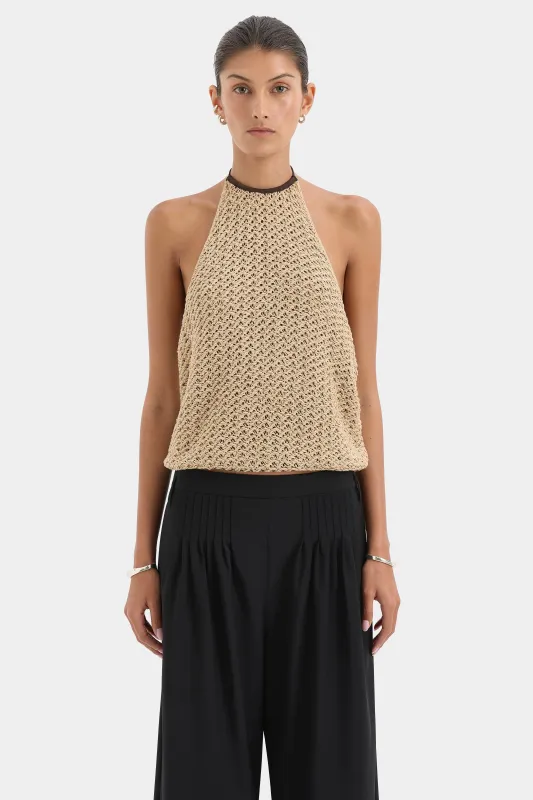 Ellinor Halter Top made by SIR the label