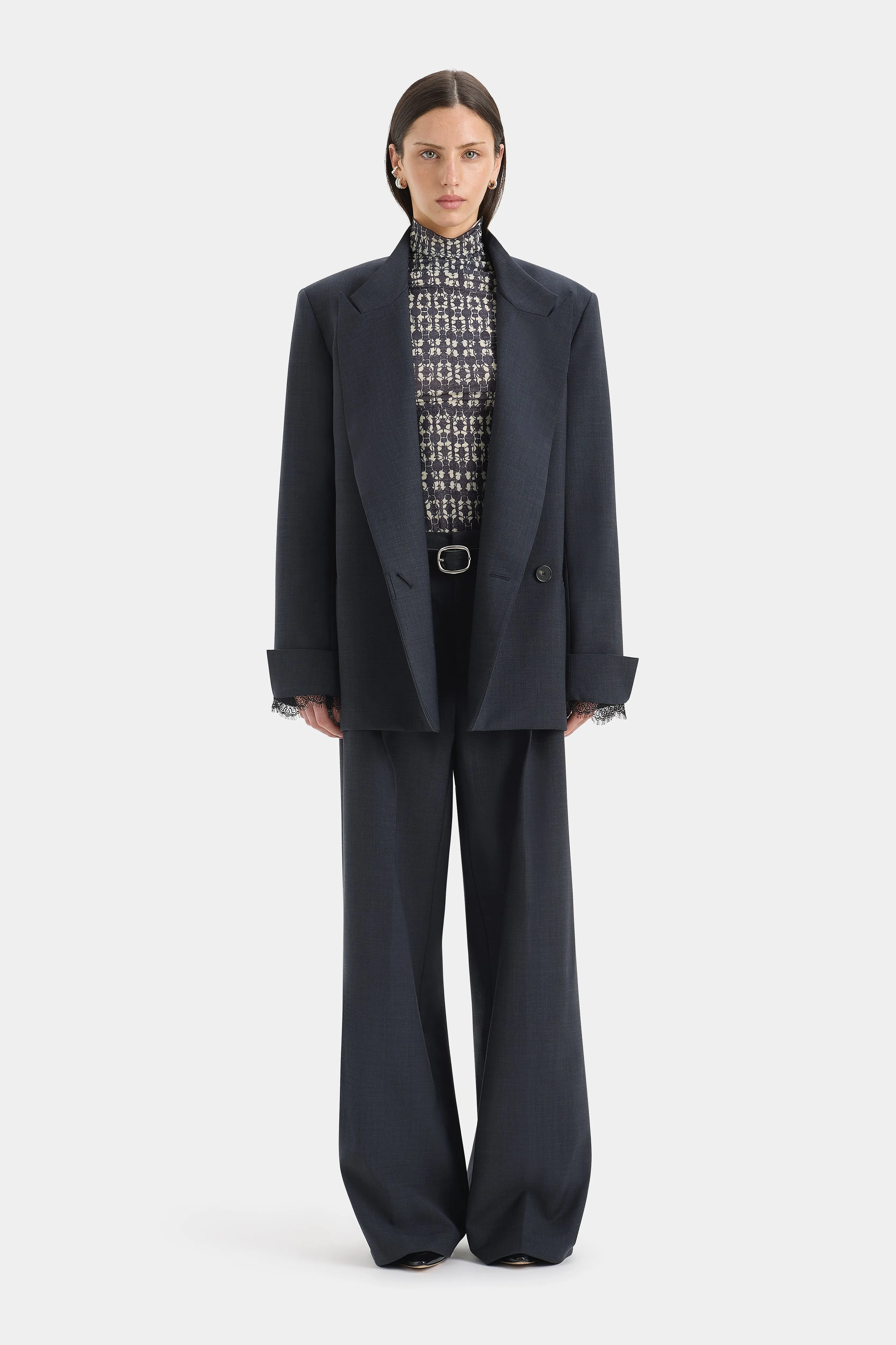 Mathias Wide Leg Trouser sold by SIR the label product image thumbnail 5